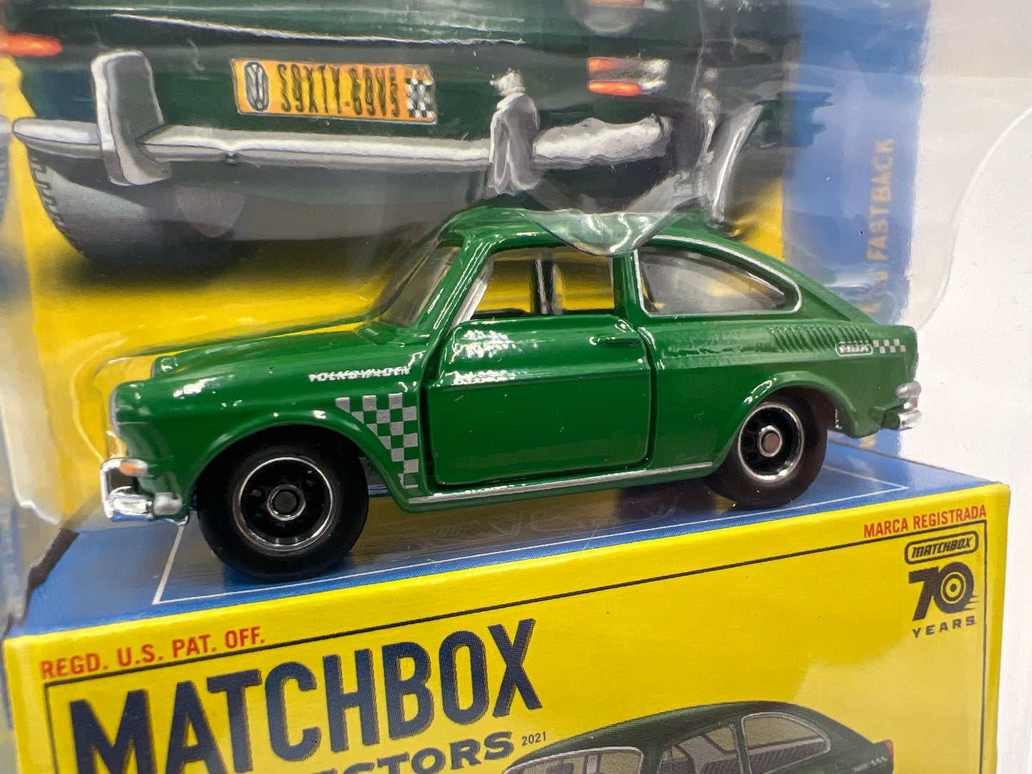 Matchbox Collectors #2 1965 Volkswagen Type 3 Fastback Green 169Q