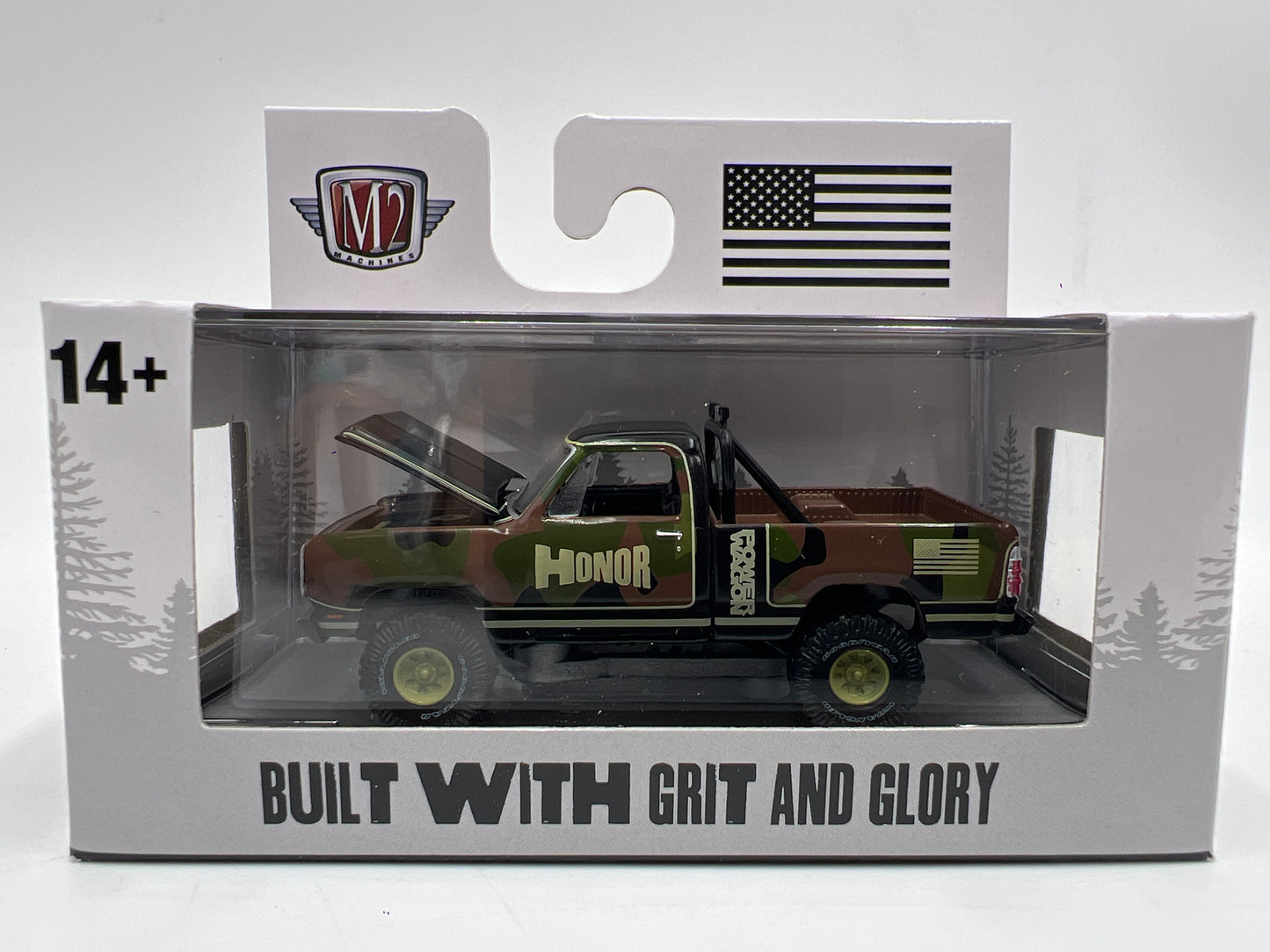 M2 Machines S60 Built With Grit And Glory 1973 Dodge 150 Macho Power Wagon