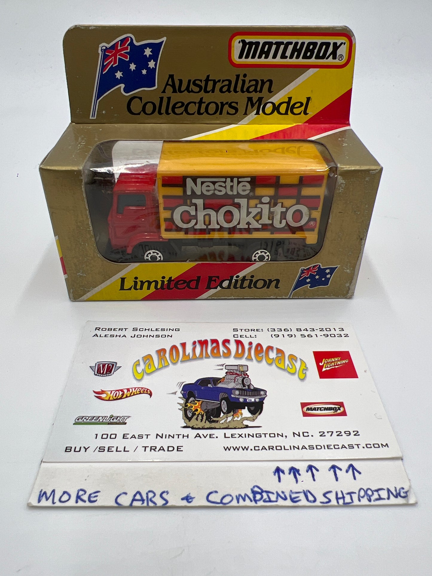 Matchbox Australian Collectors Model #72 Delivery Truck Nestle Chokito