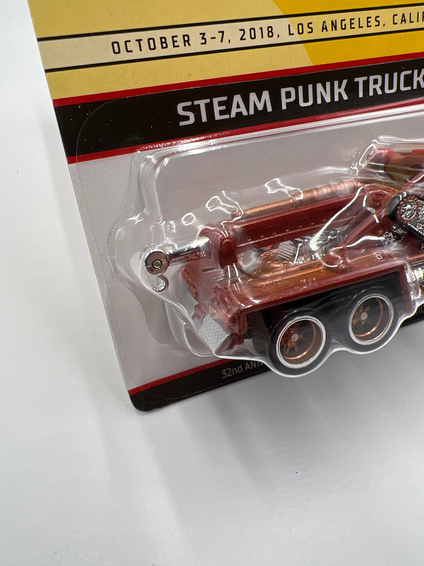 2018 Hot Wheels 32nd Annual Collectors Convention 1829/4000 Steam Punk Truck Copper WProtector
