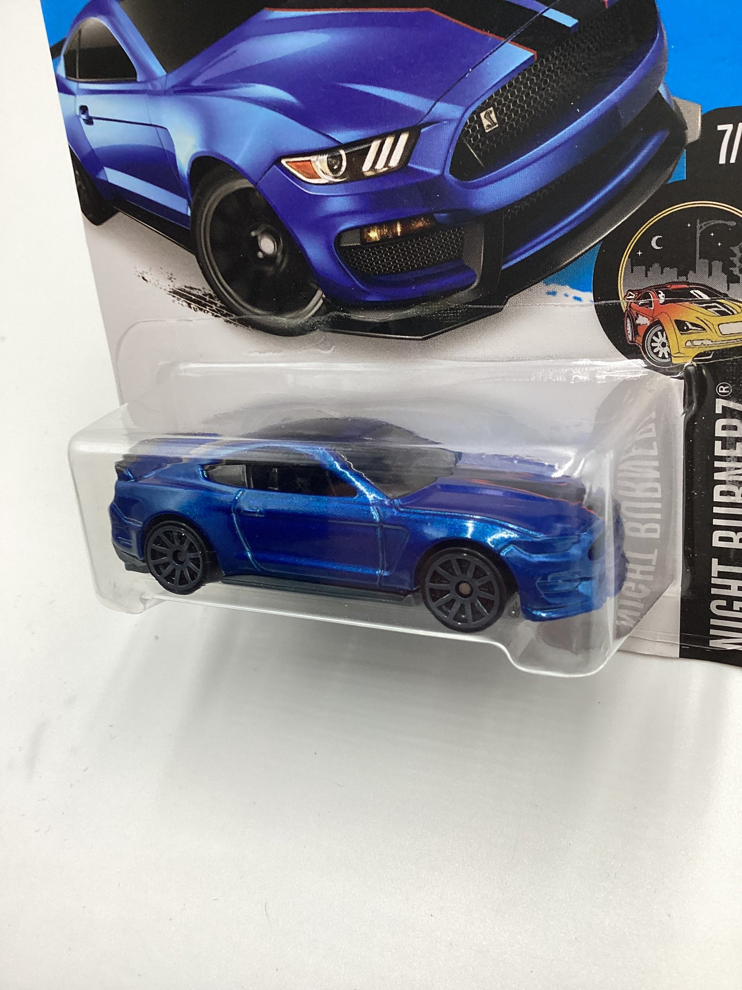 2016 Hot Wheels #87 Ford Shelby GT350R Blue 32A