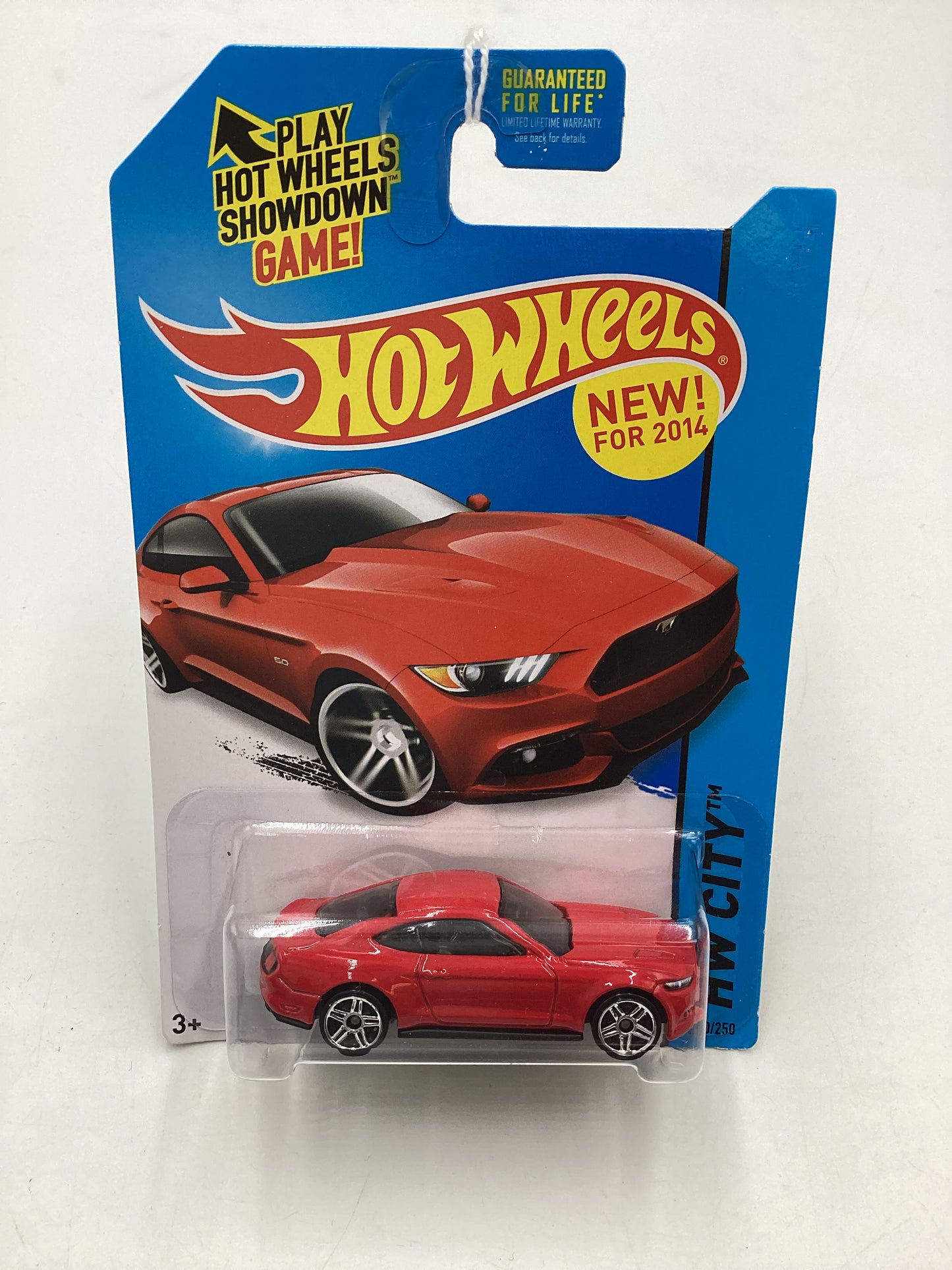 2015 Hot Wheels #100 2015 Ford Mustang GT Red 28E