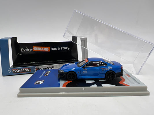 Tarmac Works 10th Anniversary VERTEX Nissan Silvia S15 Blue/Black