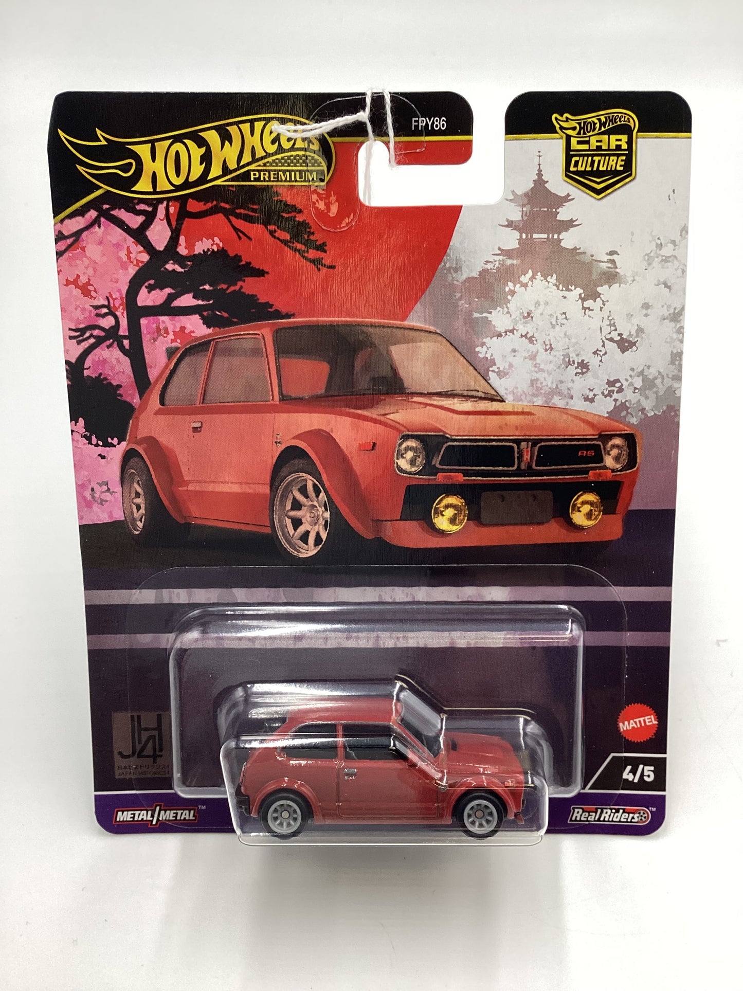 2024 Hot Wheels Japan Historics 4 #4 73 Honda Civic Custom Red 242E