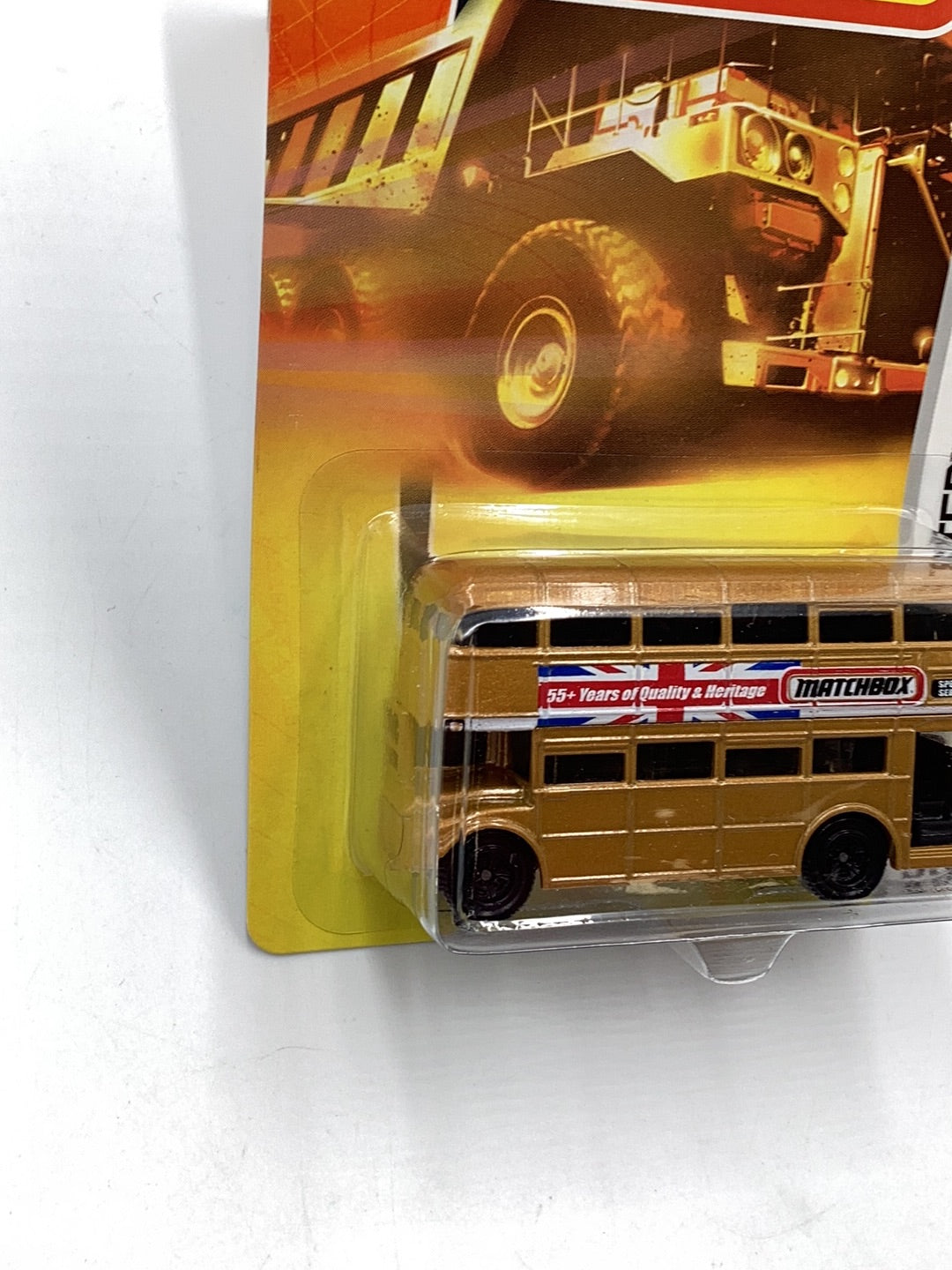 2008 Matchbox #53 Routemaster Bus gold 206B