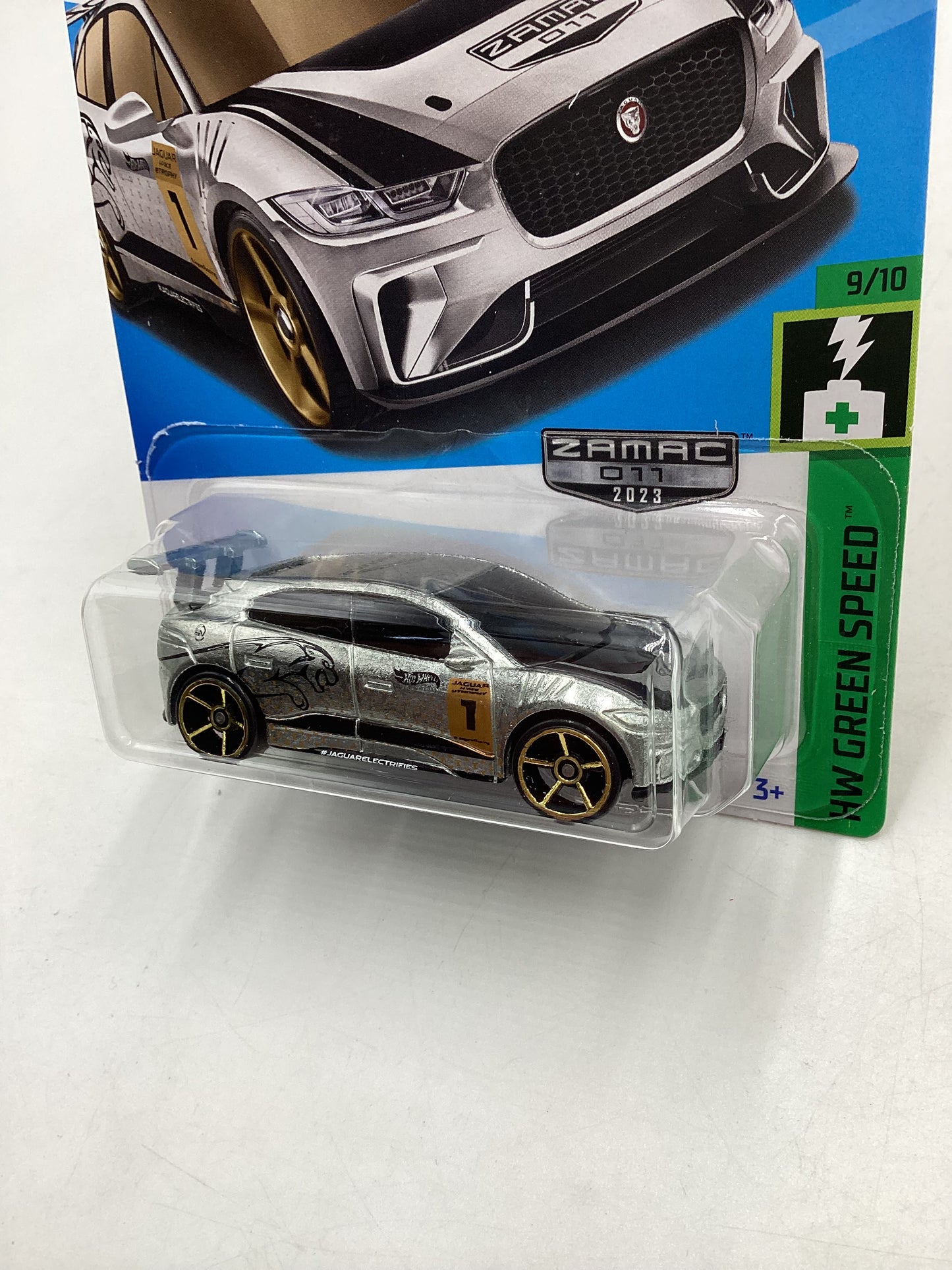 2023 Hot wheels Zamac Factory Sealed #158 Jaguar I-Pace eTrophy 148D