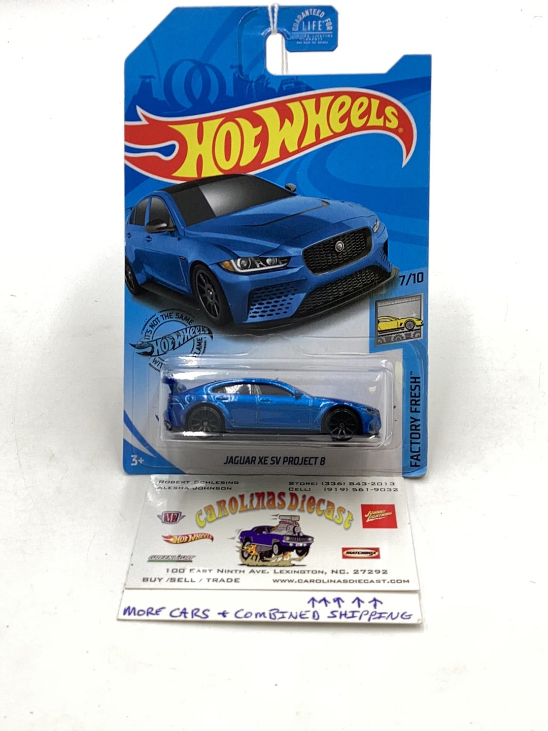 2019 Hot wheels Jaguar XE SV Project 8 GameStop exclusive 235F