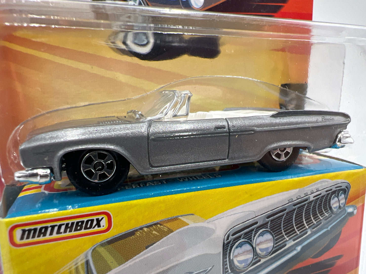 Matchbox Superfast #27 1961 Dodge Dart Phoenix Silver 173D