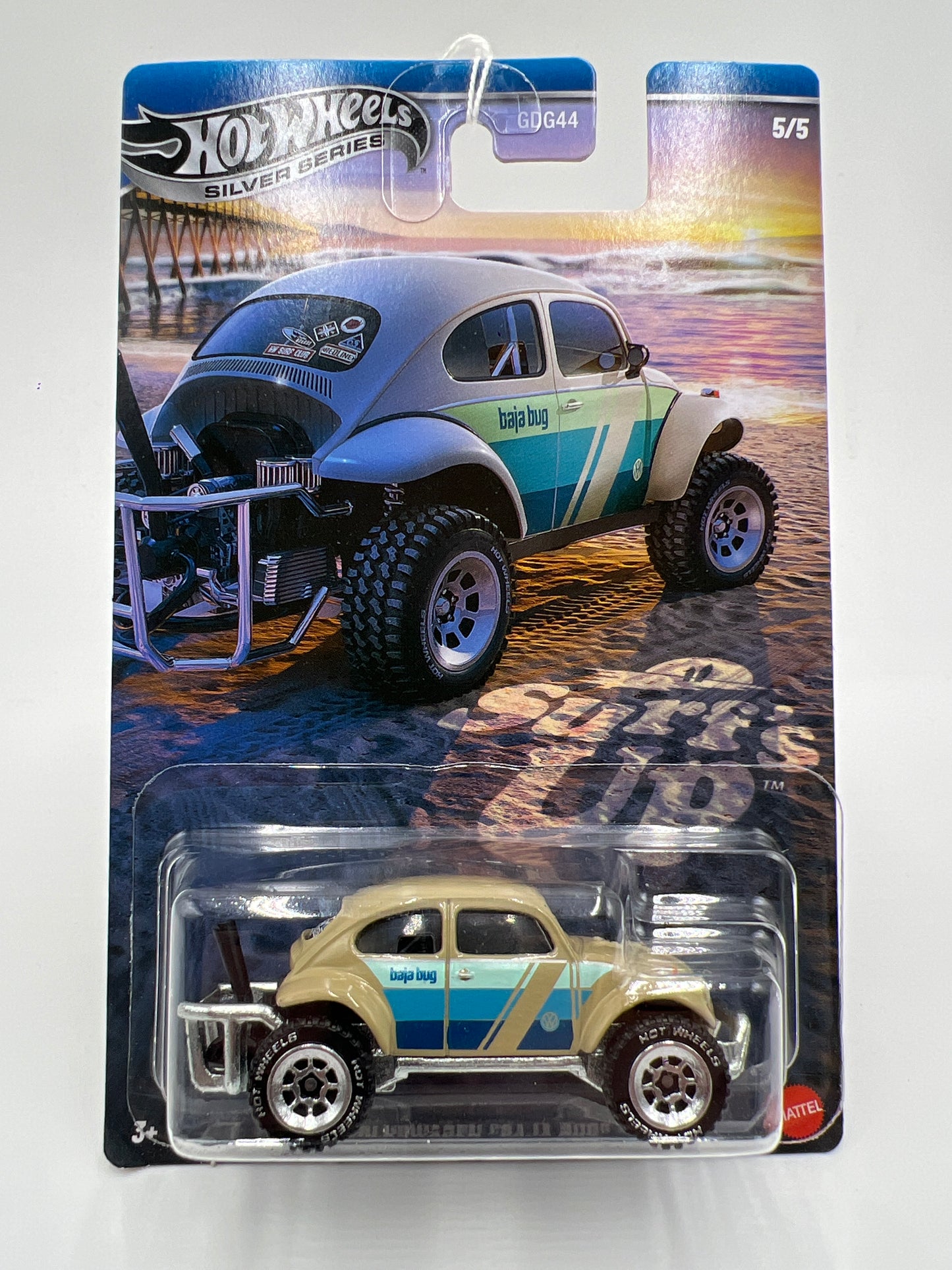 2025 HW Silver Series Surfs Up #5 Volkswagen Baja Bug Tan 152G