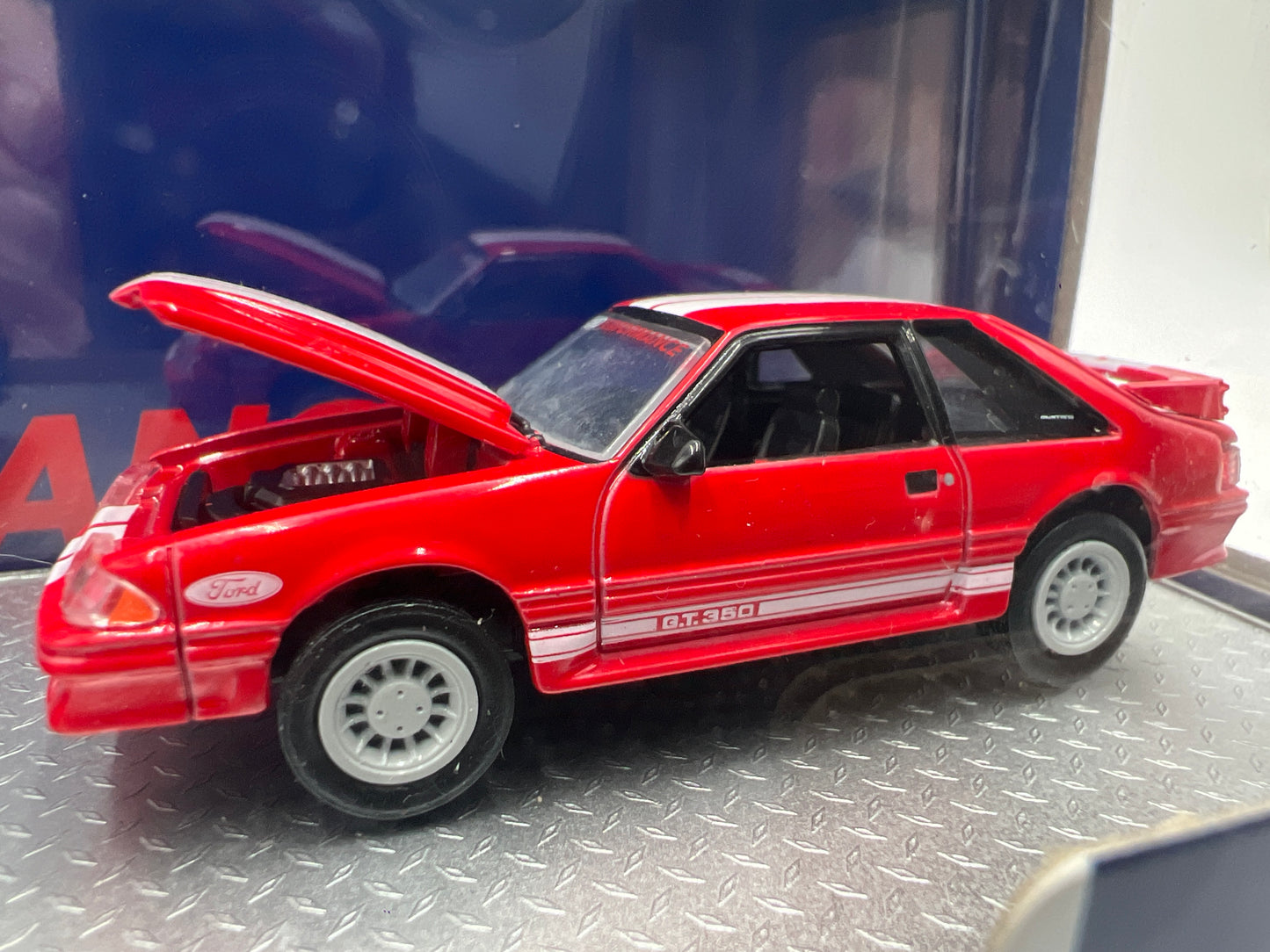M2 Machines Walmart Exclusive Ford Performance 1988 & 1987 Ford Mustang GT Custom 3 Pack S38