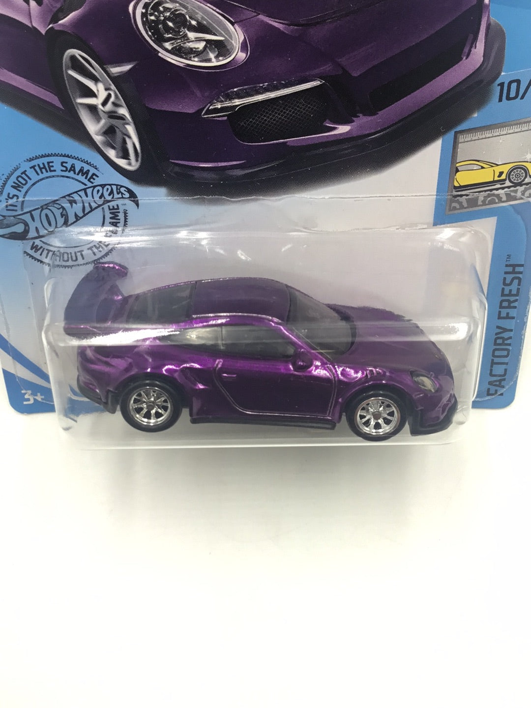 2019 hot wheels super treasure hunt Porsche 911 GT3 RS US Card W
