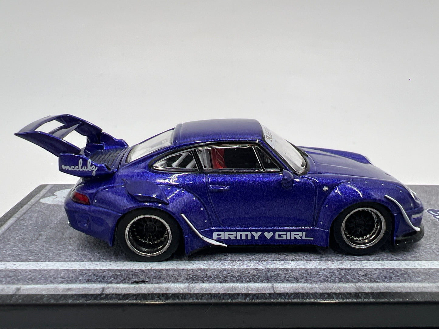 Tarmac Works x Hobby64 RWB 993 Army Girl Purple