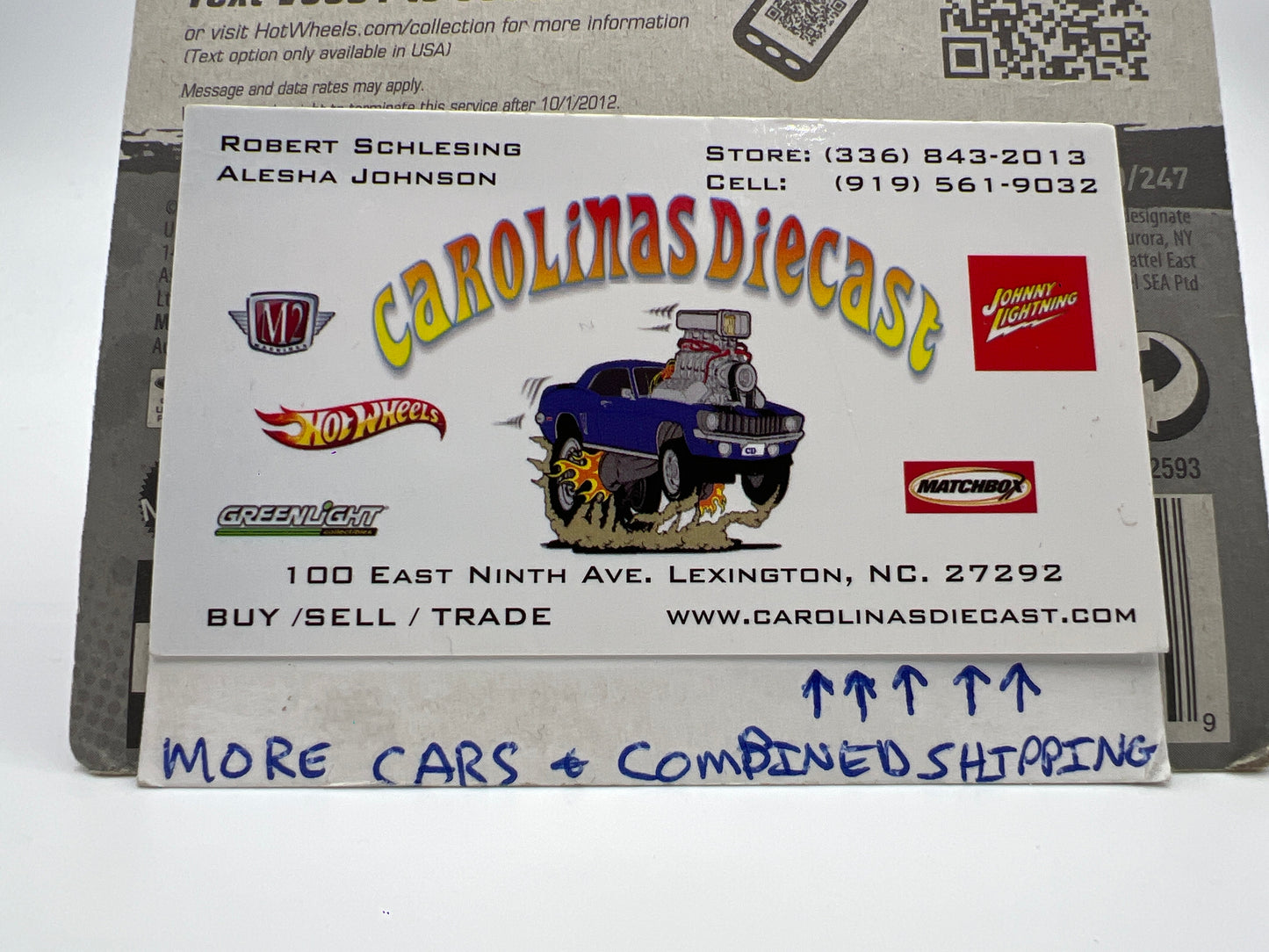 2012 Hot Wheels HW Main Street #170 64 Lincoln Continental Police Blue (Card Not Perfect) 52A