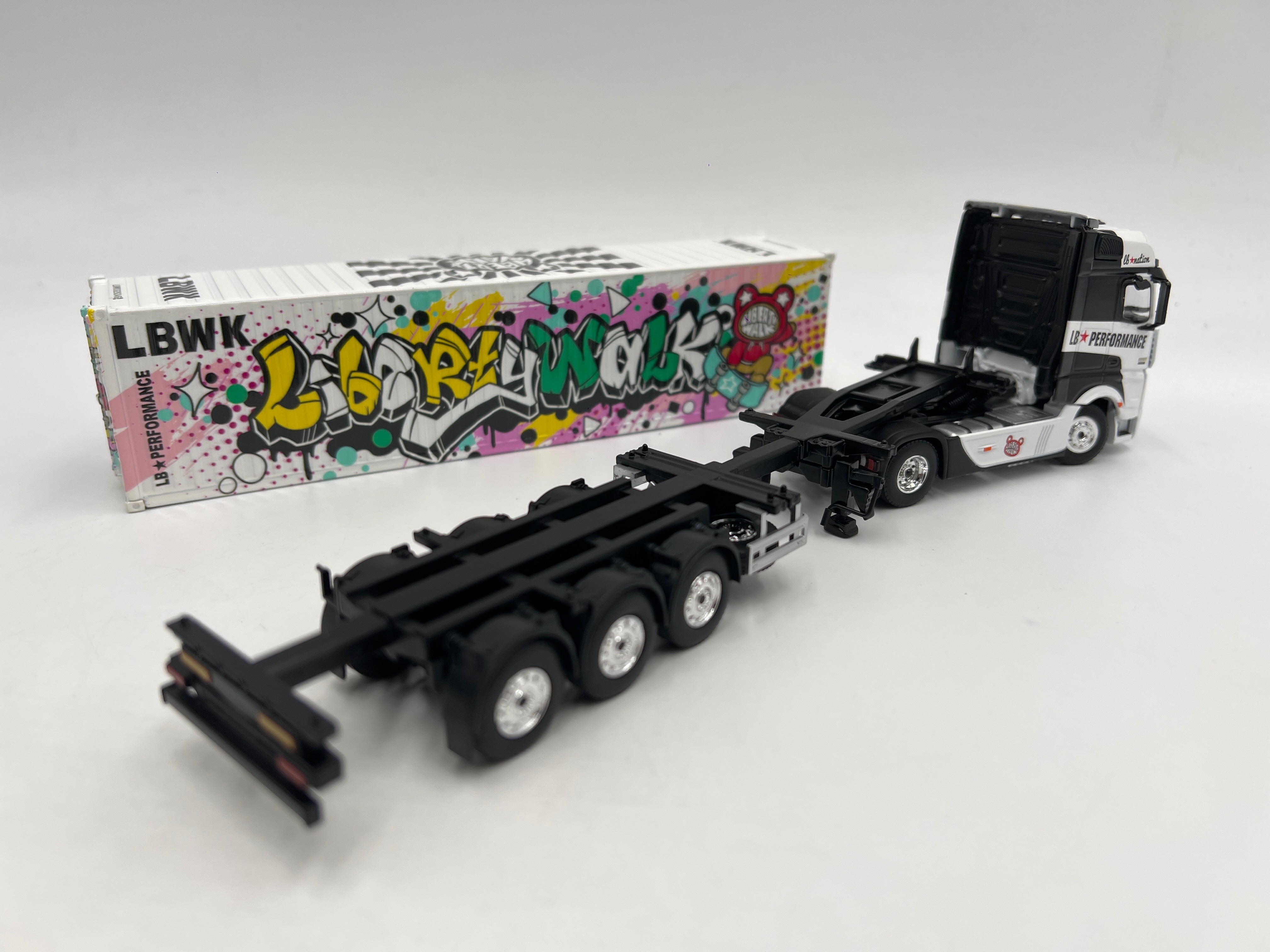 Mini GT #333 Mercedes-Benz Actros W/40ft Container LBWK Kuma