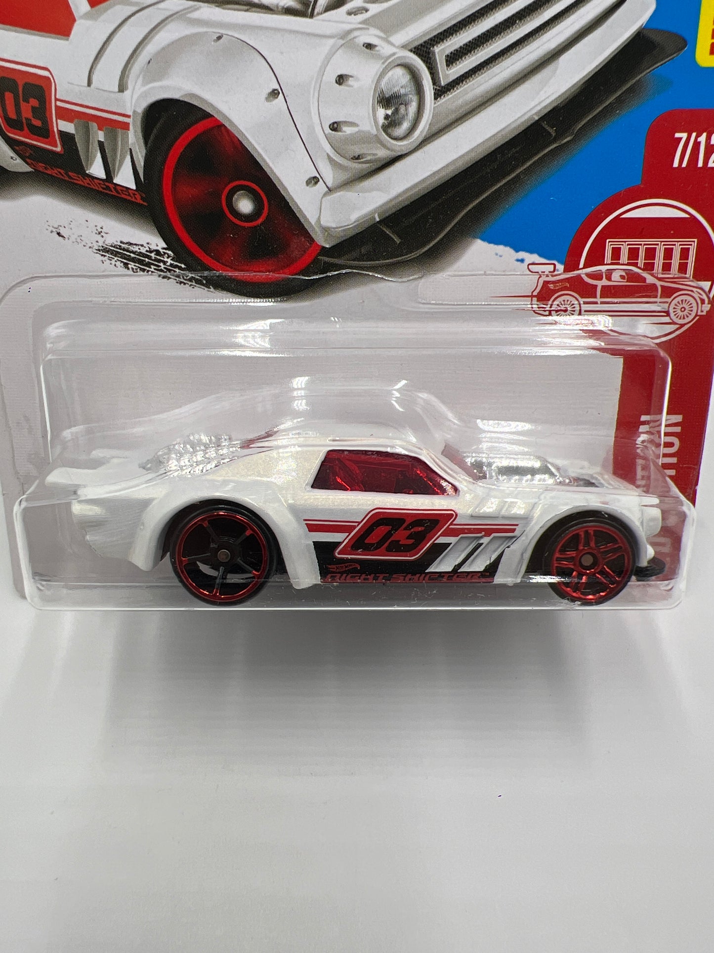 2017 Hot Wheels Target Exclusive Red Edition Night Shifter White 148F