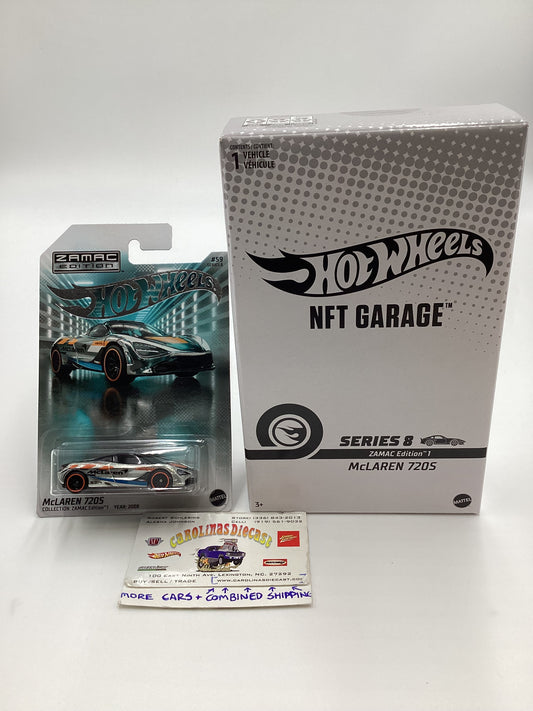 2024 Hot Wheels NFT Garage Series 8 McLaren 720S Zamac Edition