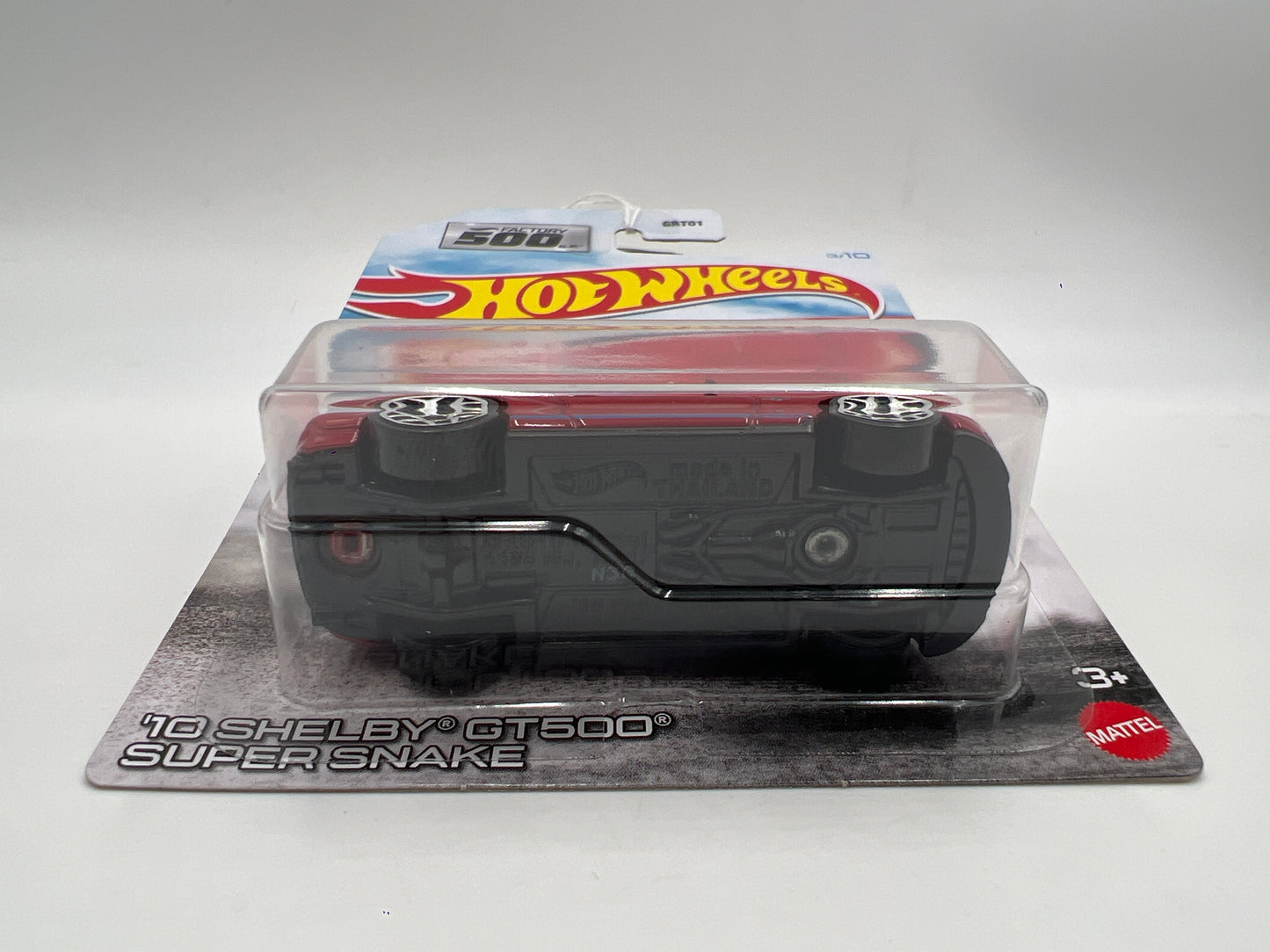 Hot Wheels Factory 500 HP #3 10 Shelby GT500 Super Snake Red 151E