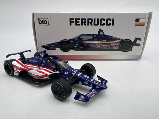 IXO Models 1/64 NTT Indycar Series Santino Ferrucci #14 HFOTUSA