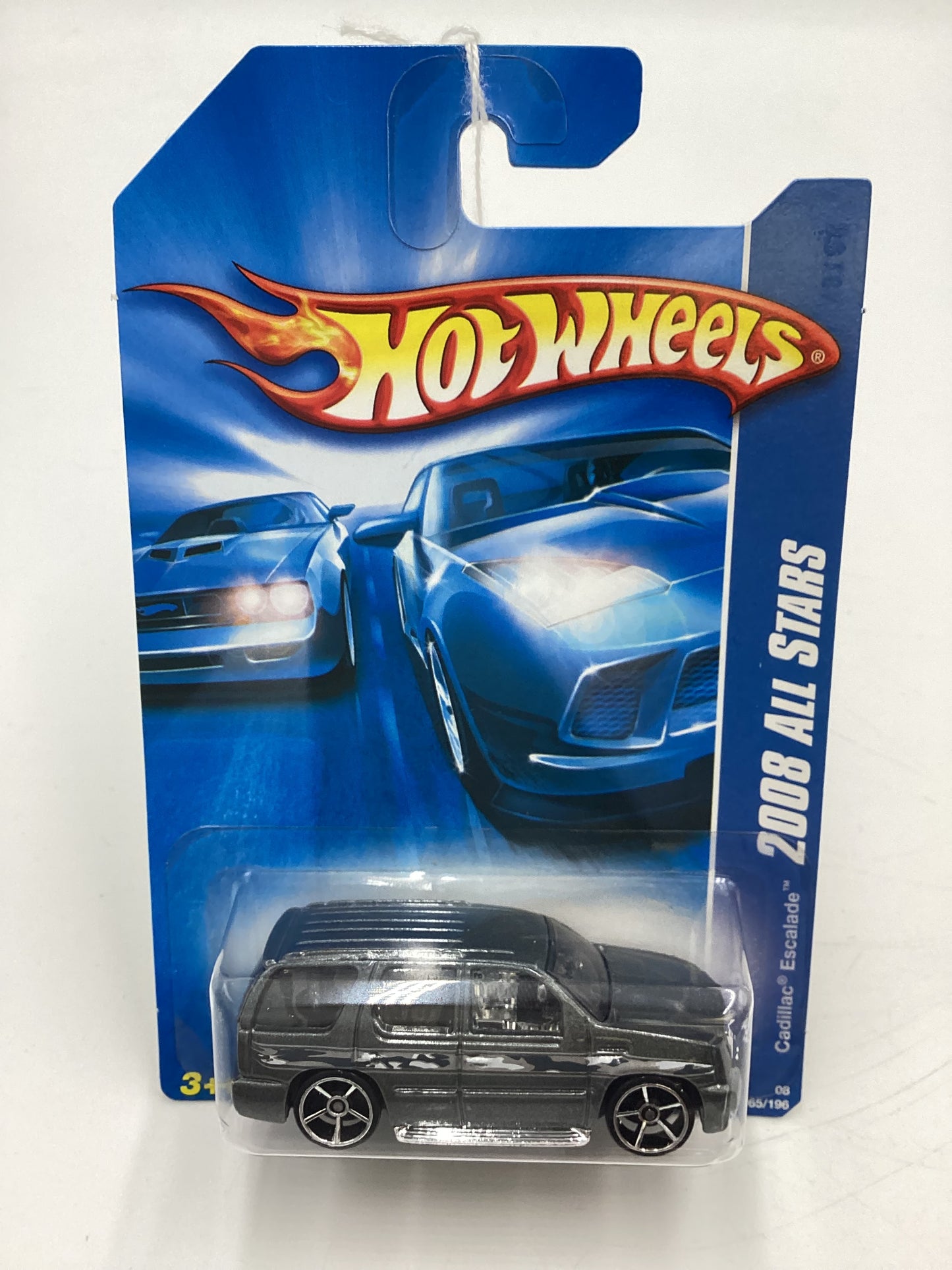 2008 Hot Wheels All Stars #65 Cadillac Escalade Gray (Chrome Logo Base) 57D