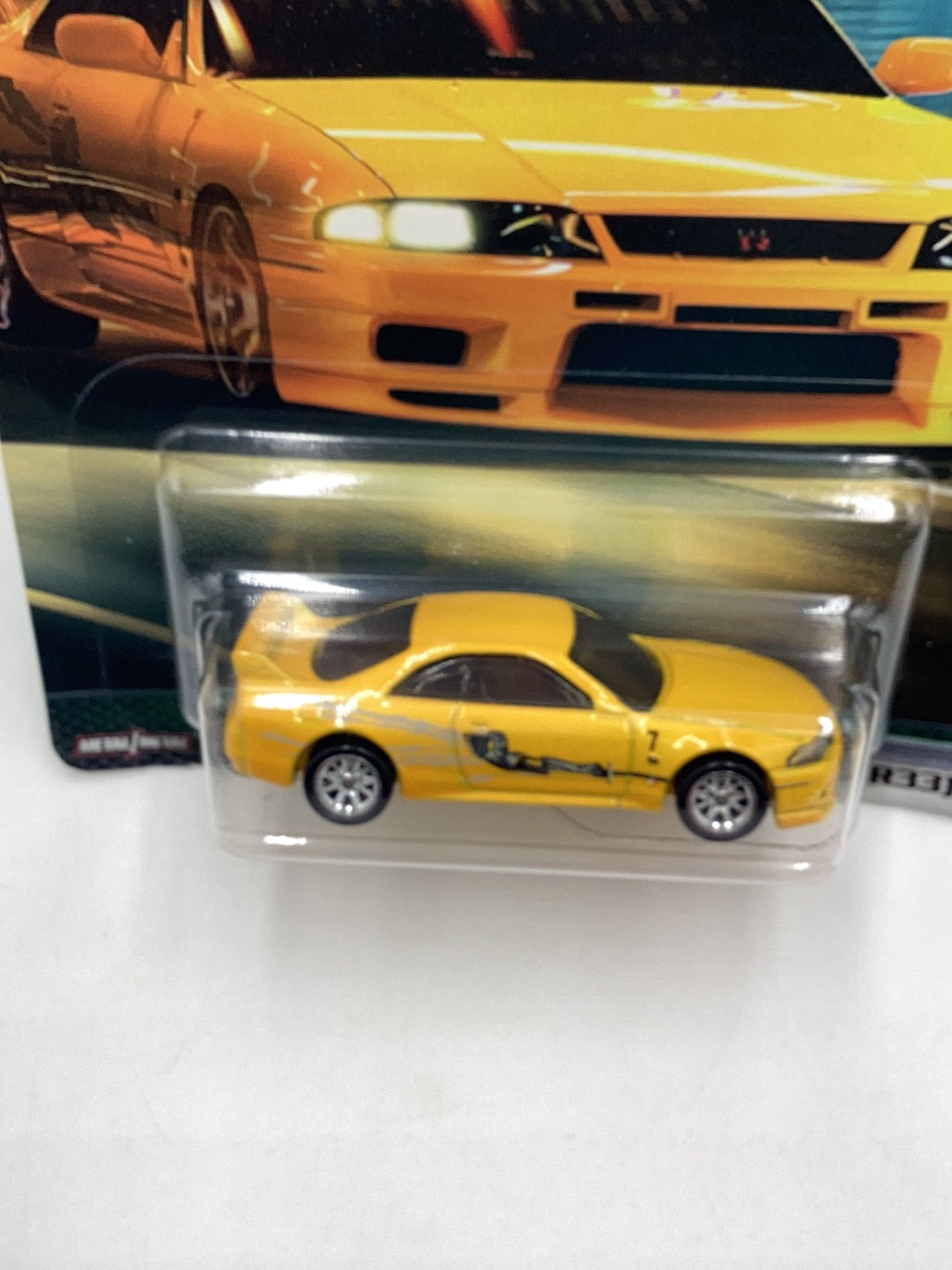 Hot wheels premium fast and furious Original Fast Nissan skyline GT-R bcnr33 5/5 with protector