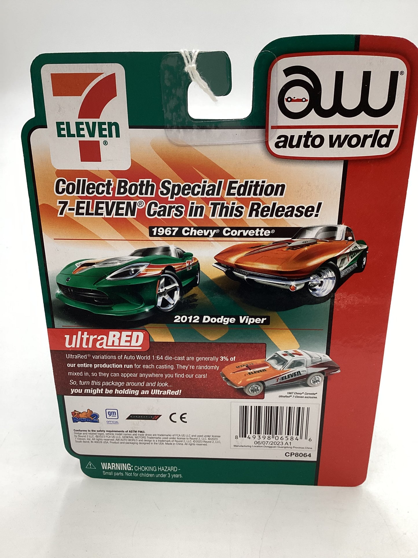 Auto world 7-Eleven 7-11 1967 Chevy Corvette 181A