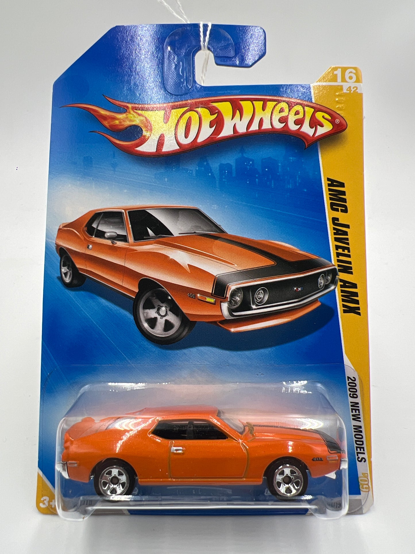 2009 Hot Wheels New Models #16 AMC Javelin AMX Orange 46A