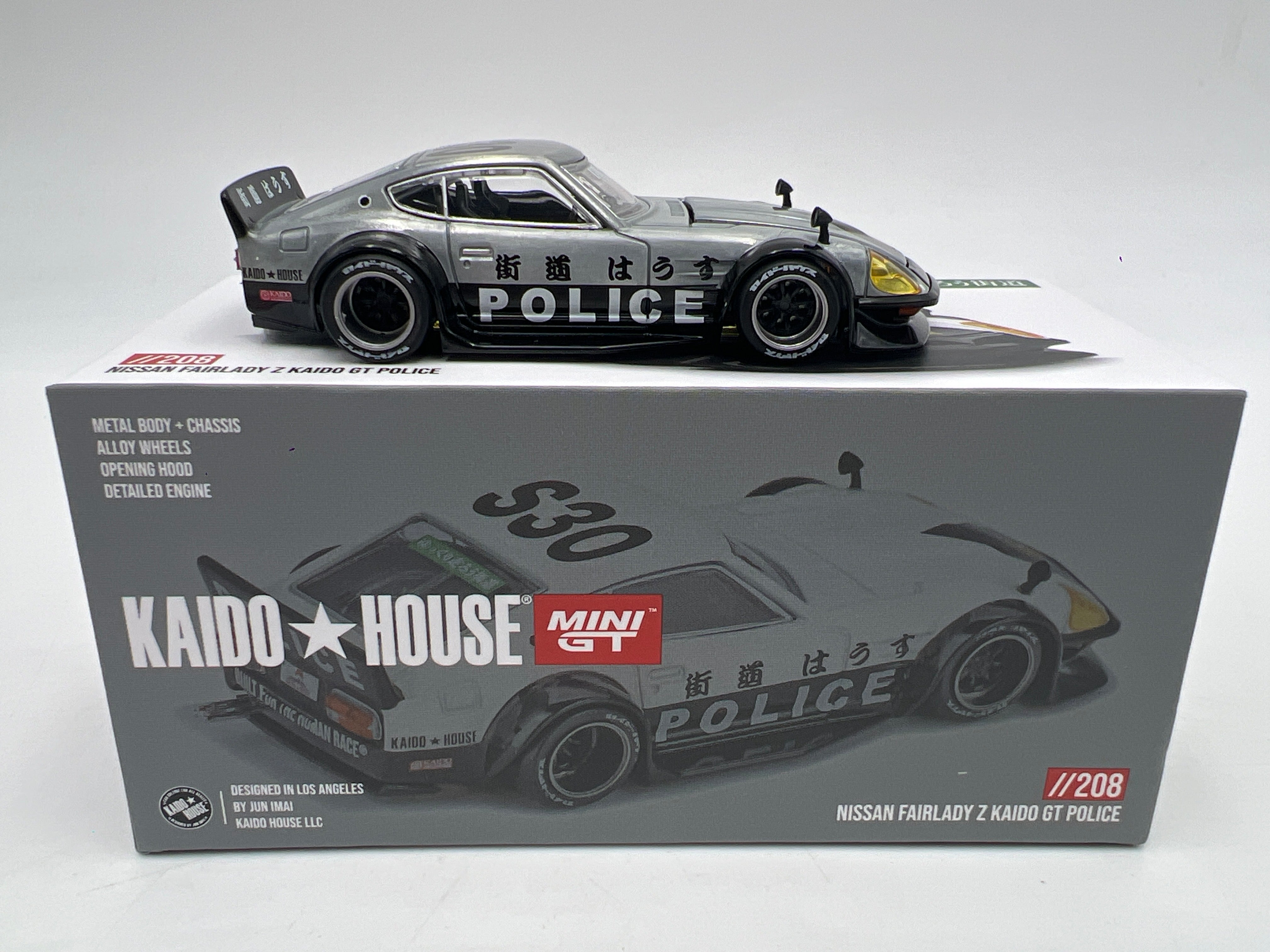 Mini GT Kaido House #208 CHASE Nissan Fairlady Z Kaido GT Police