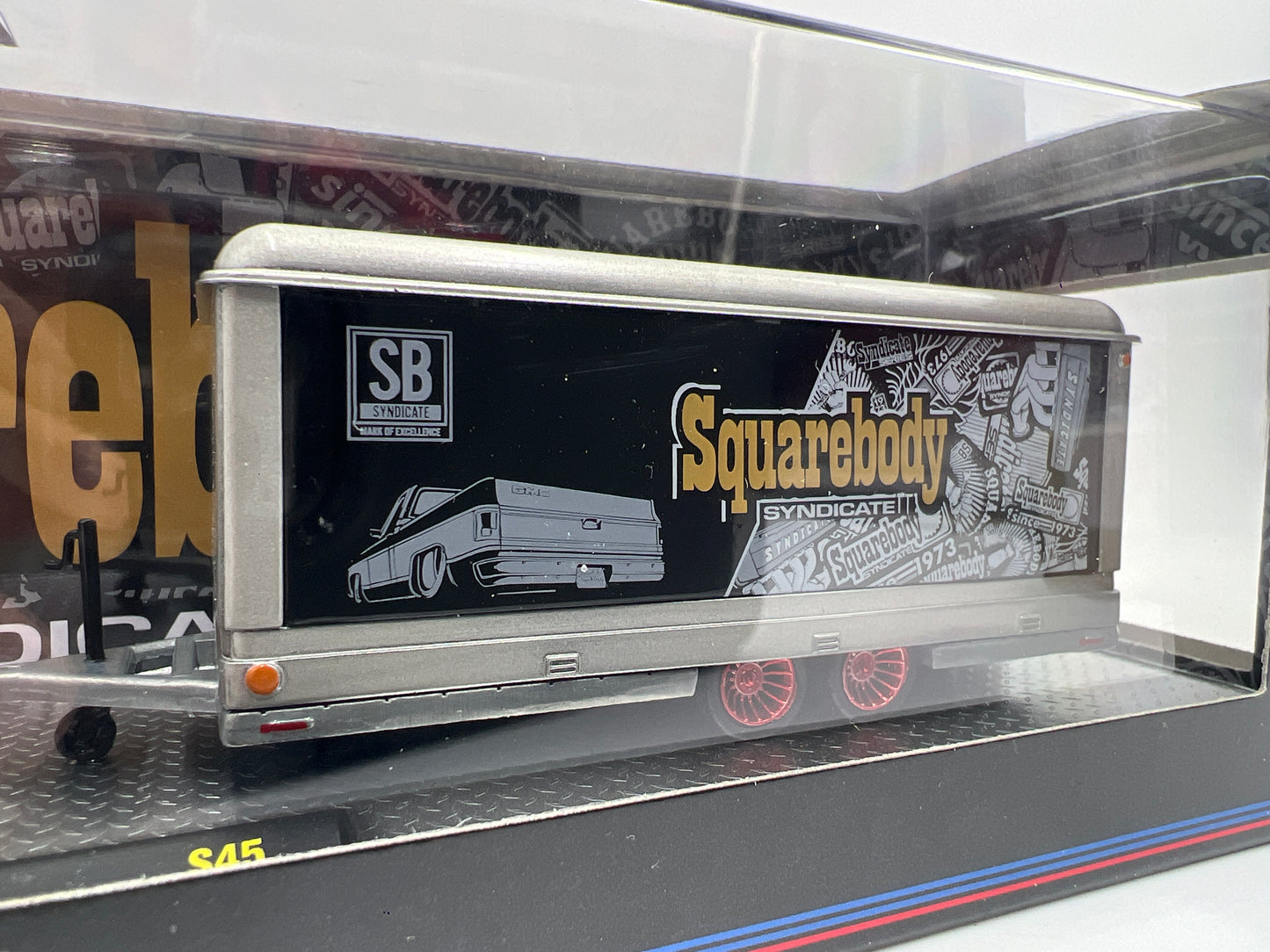 M2 Machines Auto Haulers Squarebody Syndicate RAW CHASE 1/250 1973 Cheyenne Super 30 & 1973 GMC Sierra Grande Square 1 S45