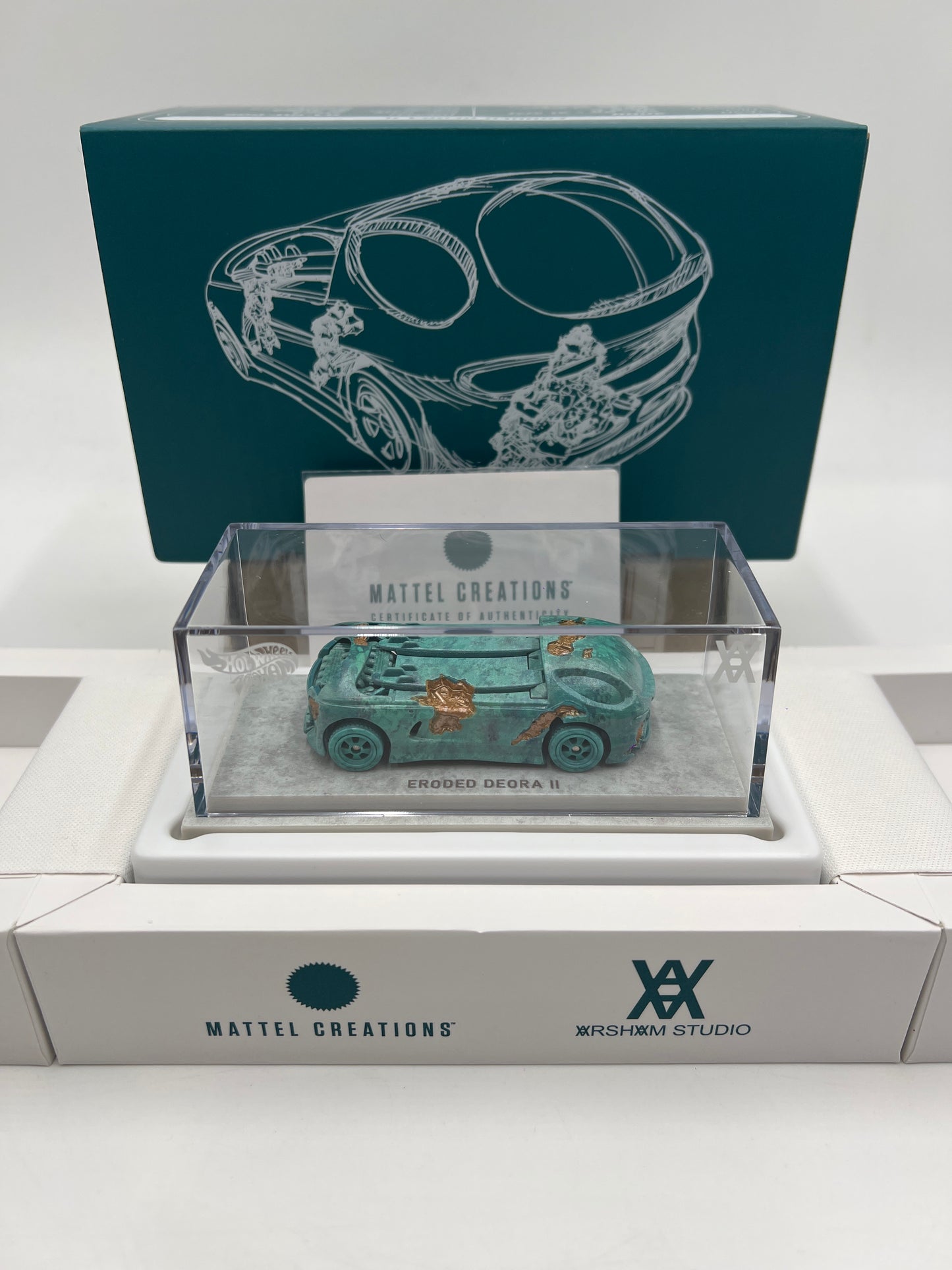 Mattel Creations Hot Wheels x Daniel Arsham Eroded Deora II