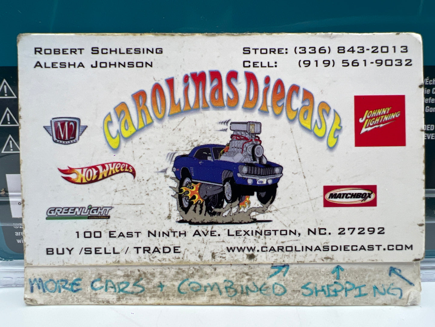 M2 Machines Diorama R22 1959 VW Double Cab Truck USA Model Light Blue