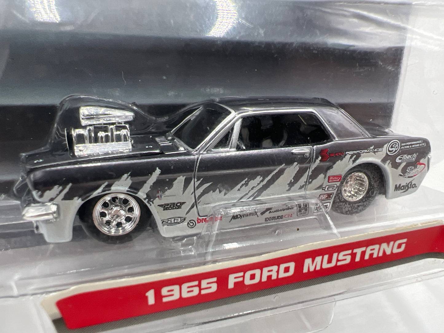 Maisto Pro Rodz Pro Street 1965 Ford Mustang Silver 185D