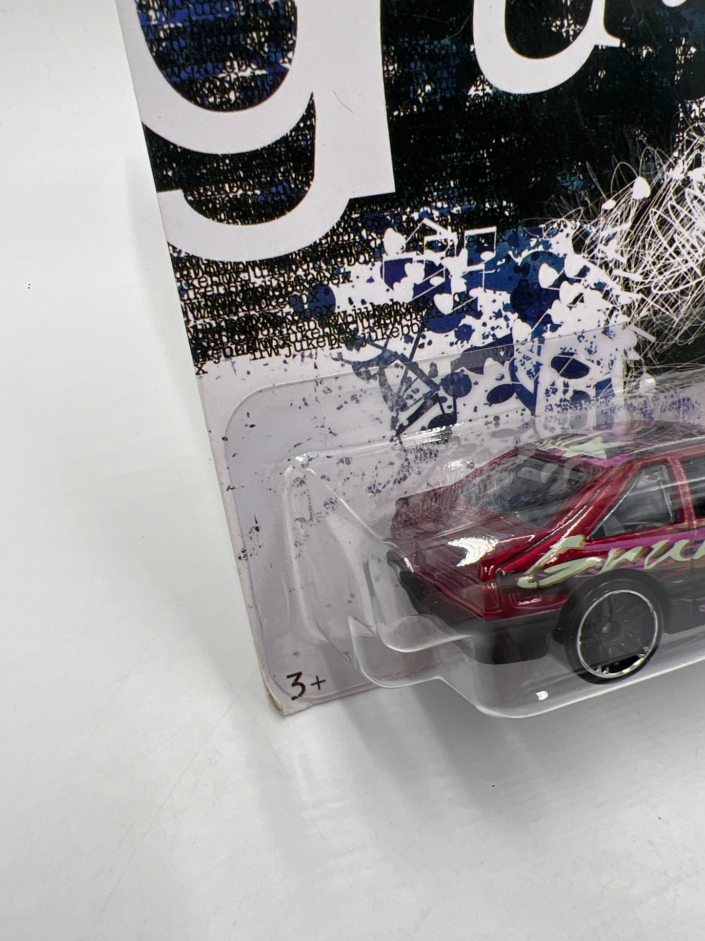 Hot Wheels Jukebox Grunge #27 92 Ford Mustang Foxbody Red W/Protector