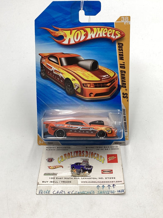 2010 Hot Wheels #38 Custom 10 Camaro SS new models orange