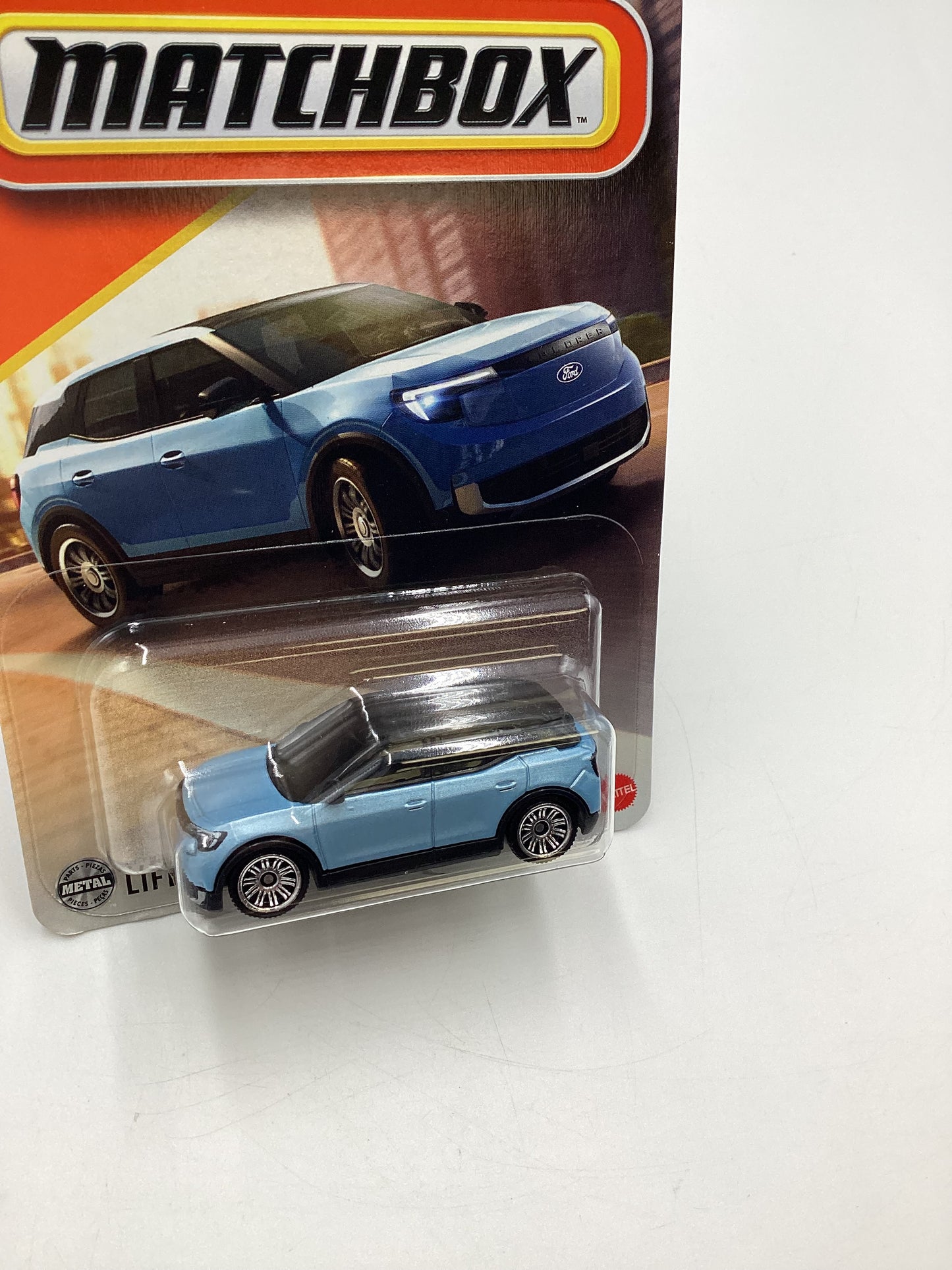 2025 Matchbox #7 2024 Ford Explorer Bev Light Blue