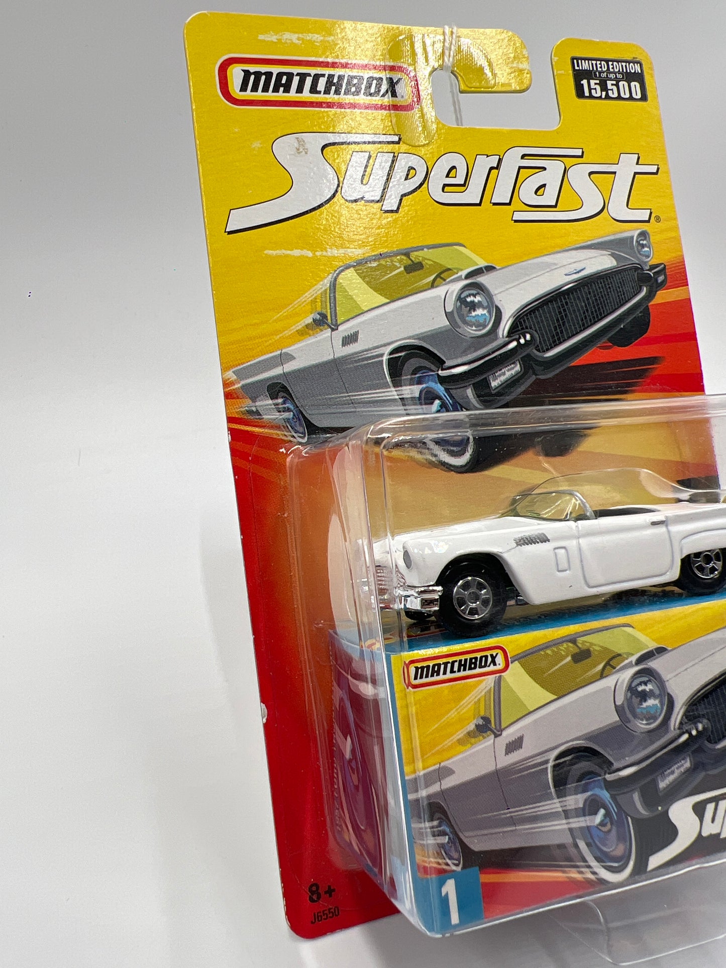 Matchbox Superfast #1 1957 Ford Thunderbird White 167J