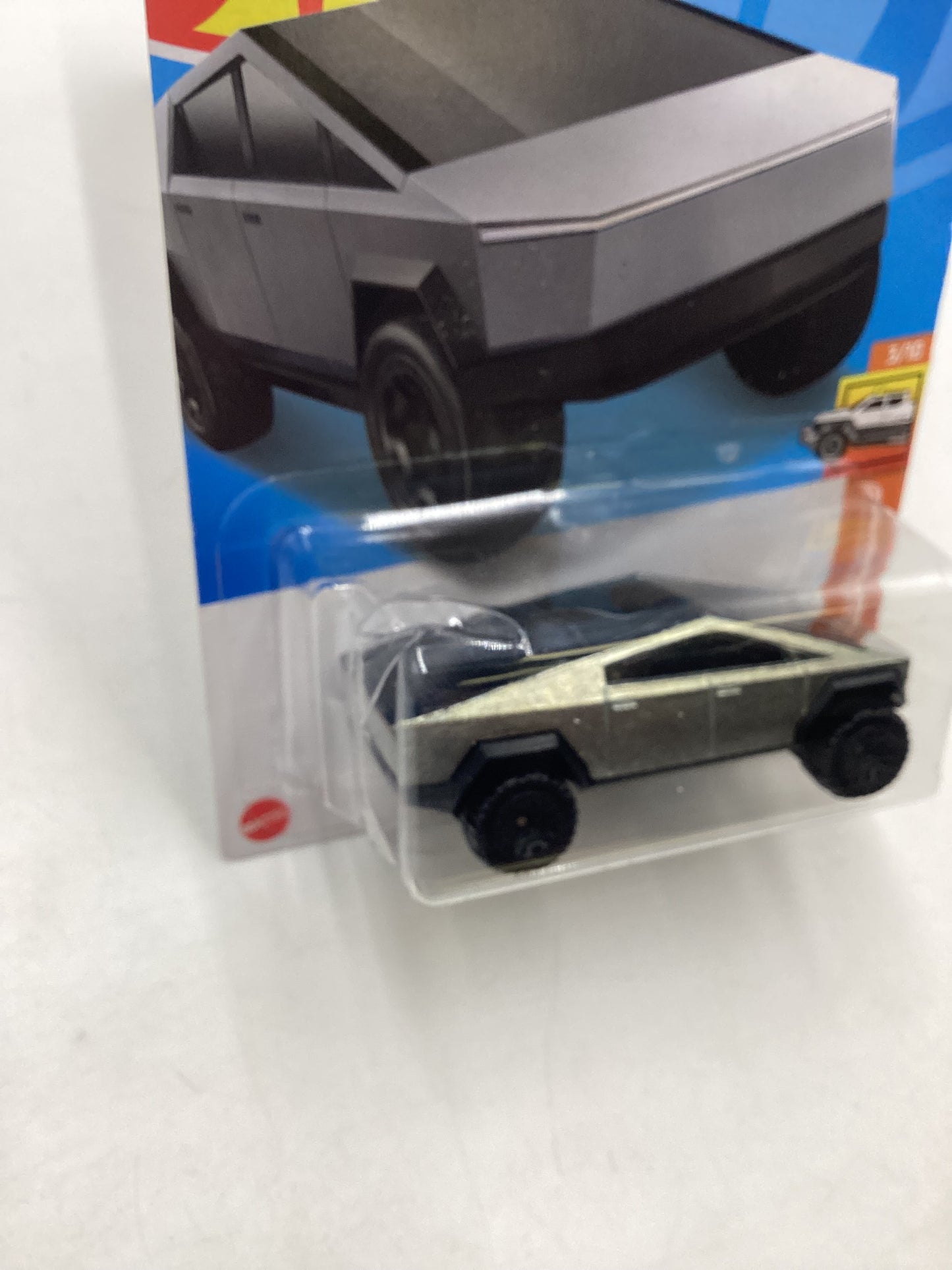 2022 Hot Wheels #49 Tesla Cybertruck (Bad Card)