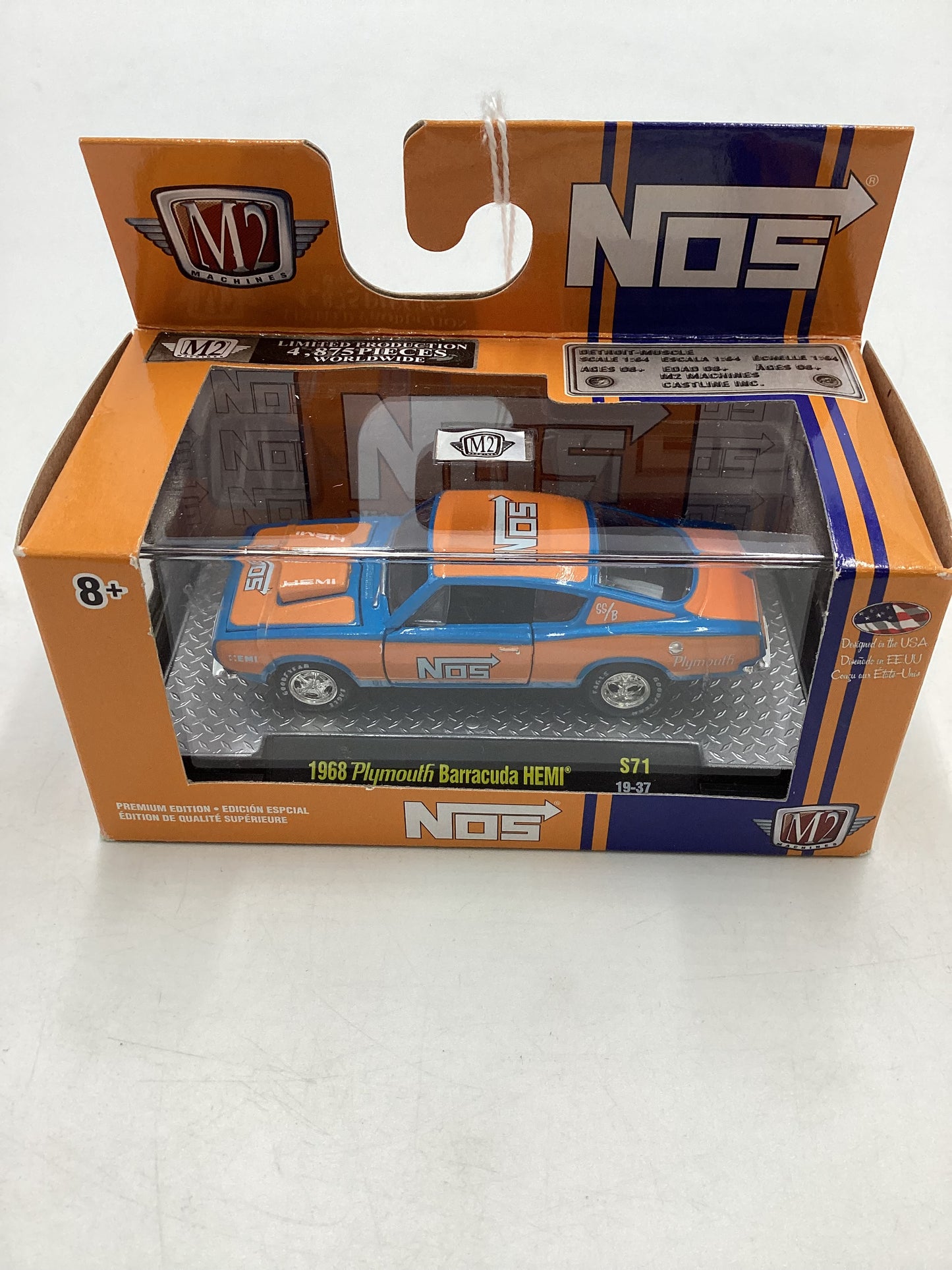 M2 Machines 1968 Plymouth Barracuda Hemi NOS