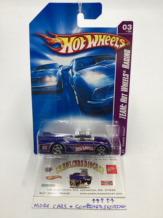 2008 Hot Wheels HW Team: Hot Wheels Racing #147 Double Vision Blue BB6
