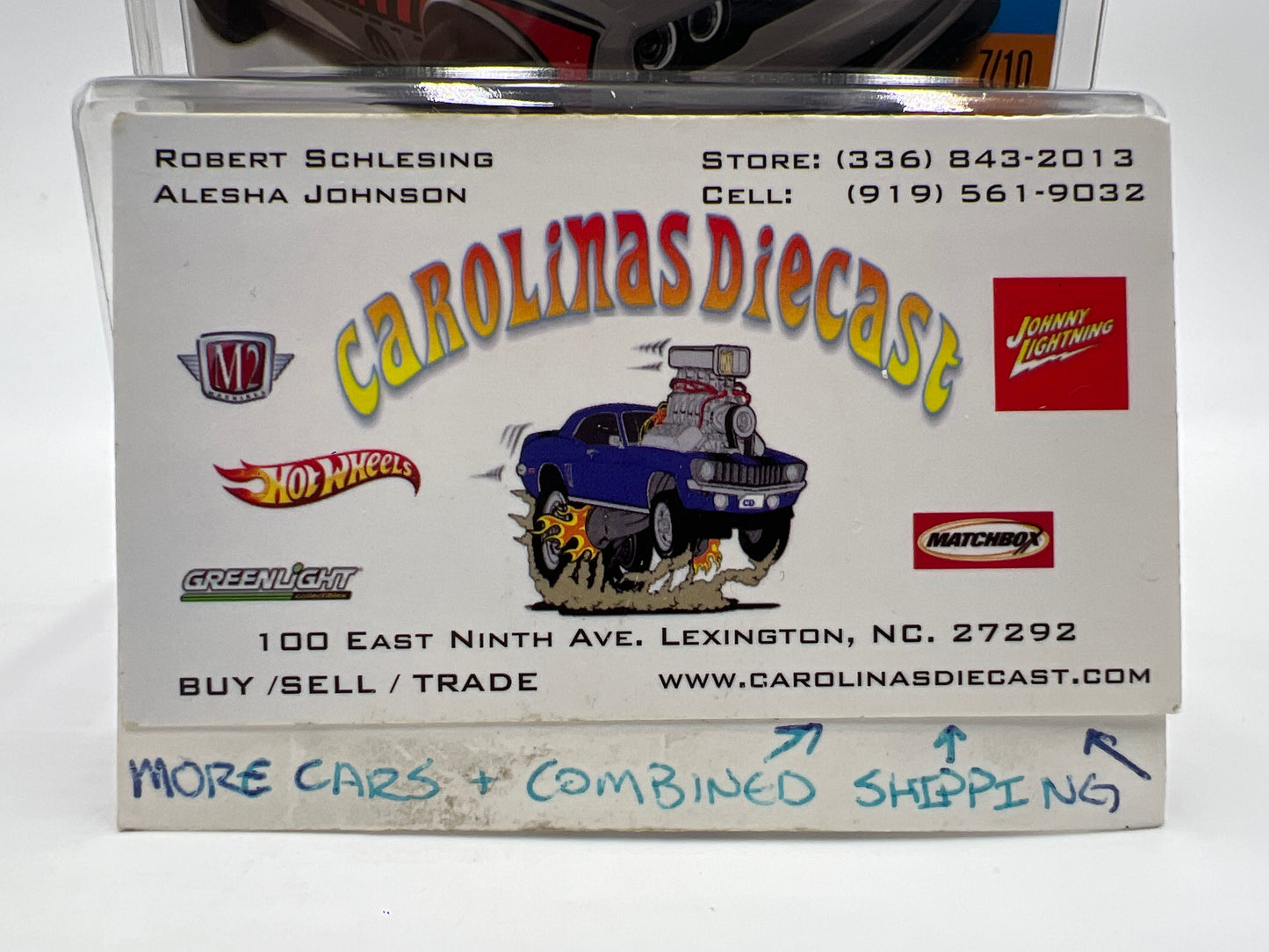 Hot Wheels 15 Dodge Challenger Silver Wheel Swap Custom On Card W/Protector SR