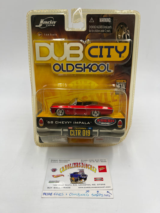 2006 Jada Dub City Old Skool Wave 2 #19 68 Chevy Impala Red SR