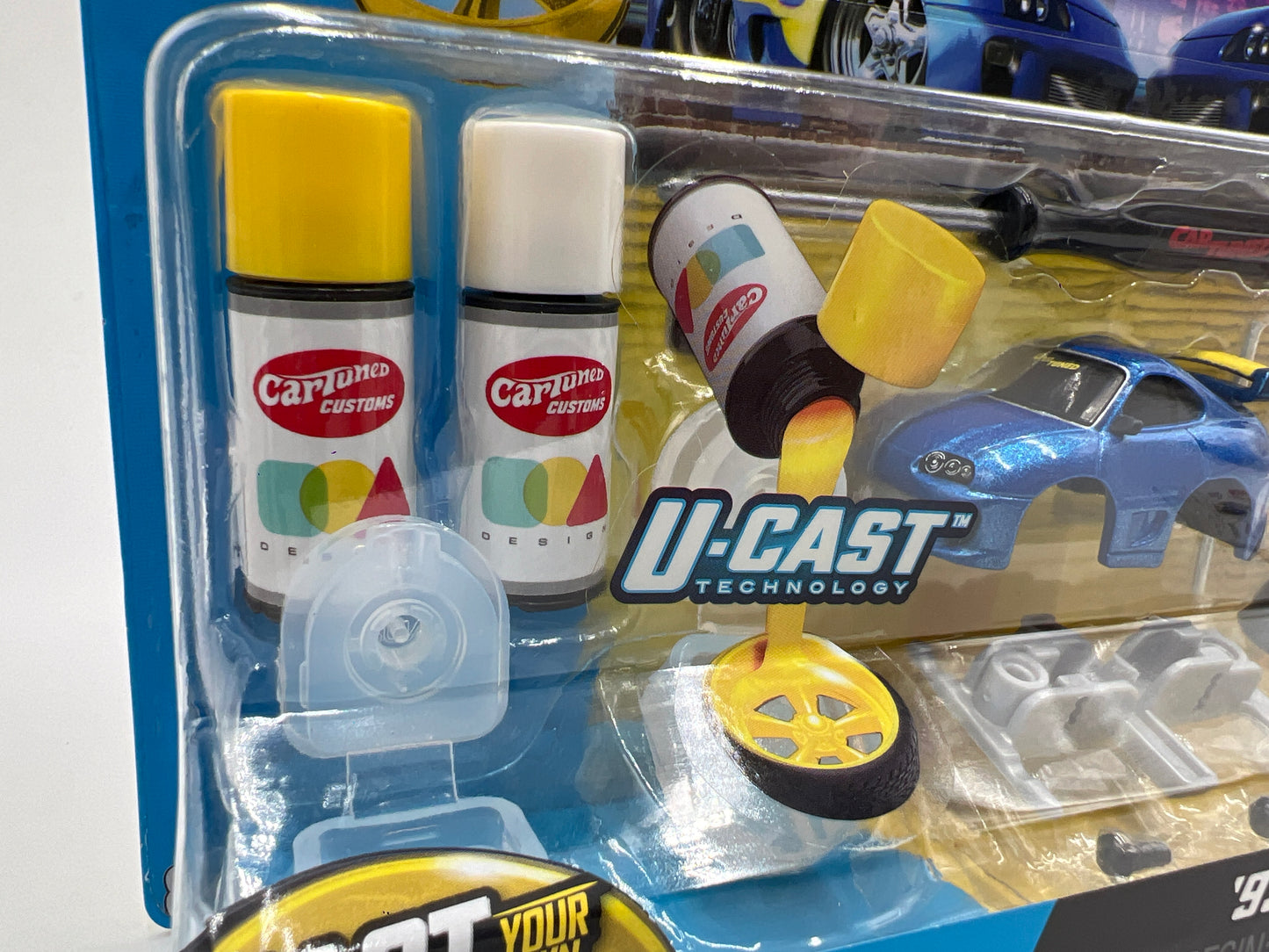 2025 Car Tuned Series 2 Custom Shop Castworks 93 Toyota Supra Blue 180i