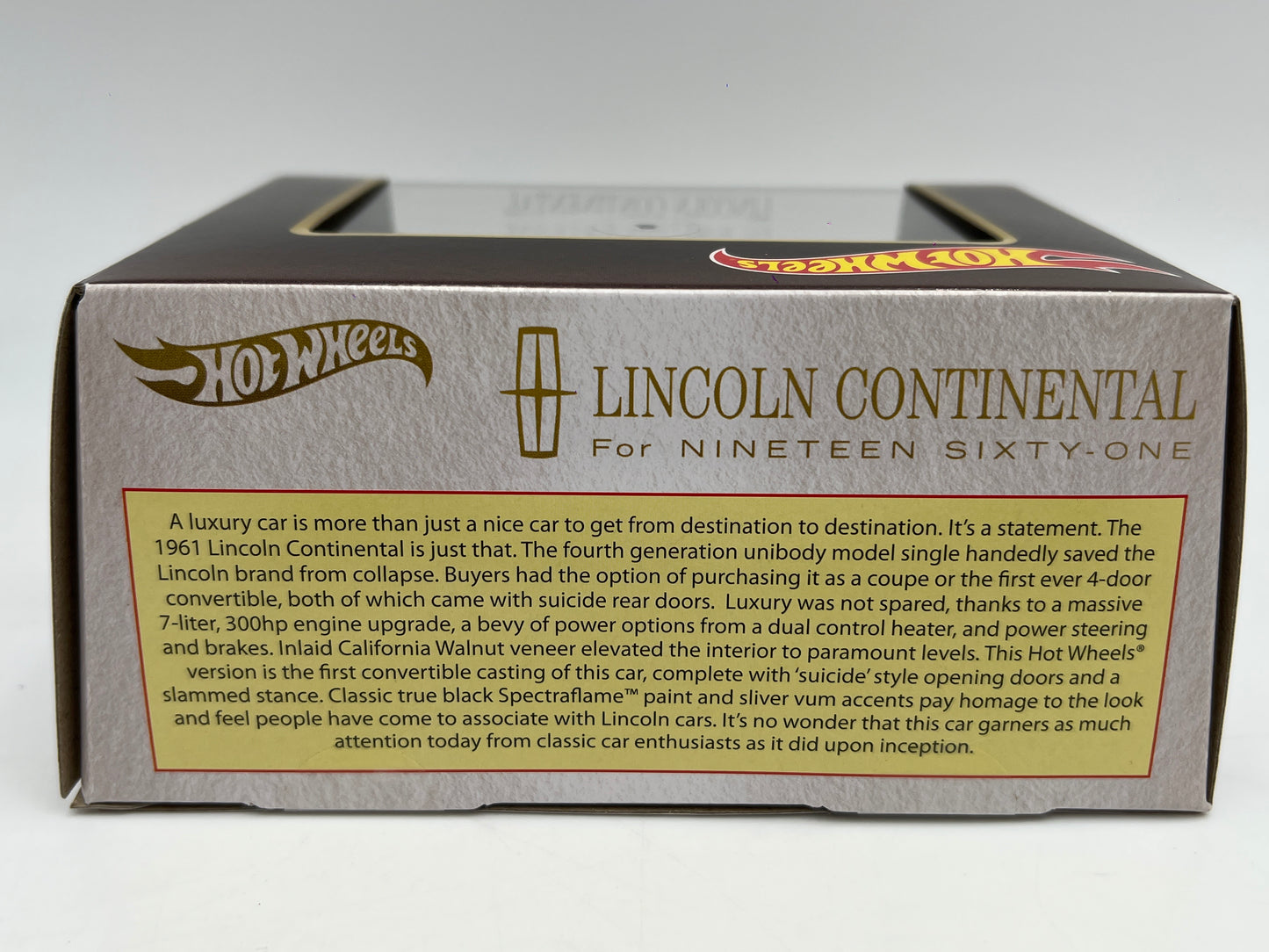 2024 Hot Wheels RLC 61 Lincoln Continental Black
