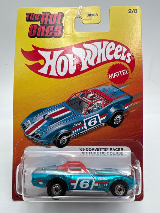 Hot Wheels Target Exclusive The Hot Ones #2 69 Corvette Racer Blue