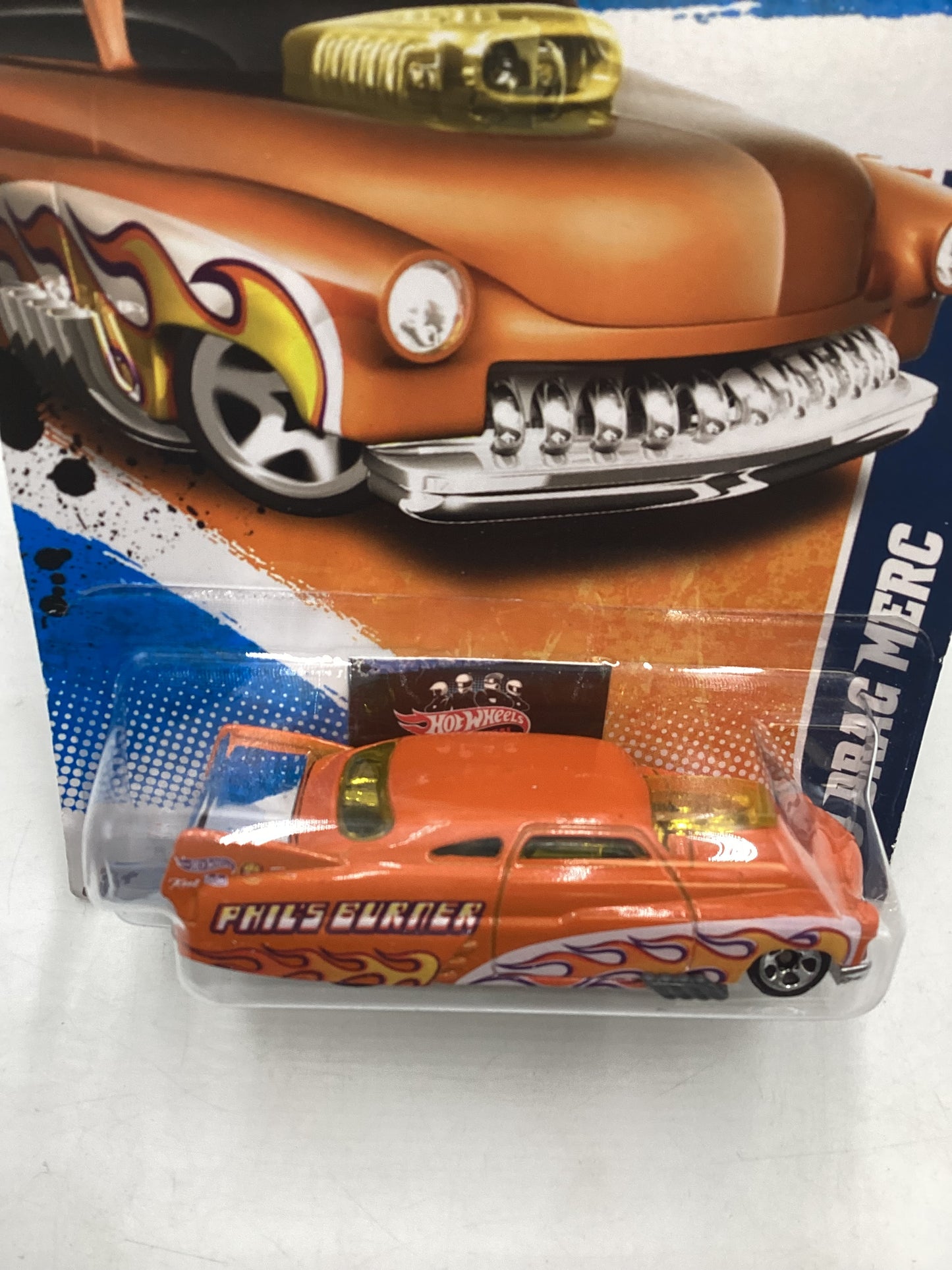 2011 Hot Wheels #122 49 Drag Merc Orange 50D