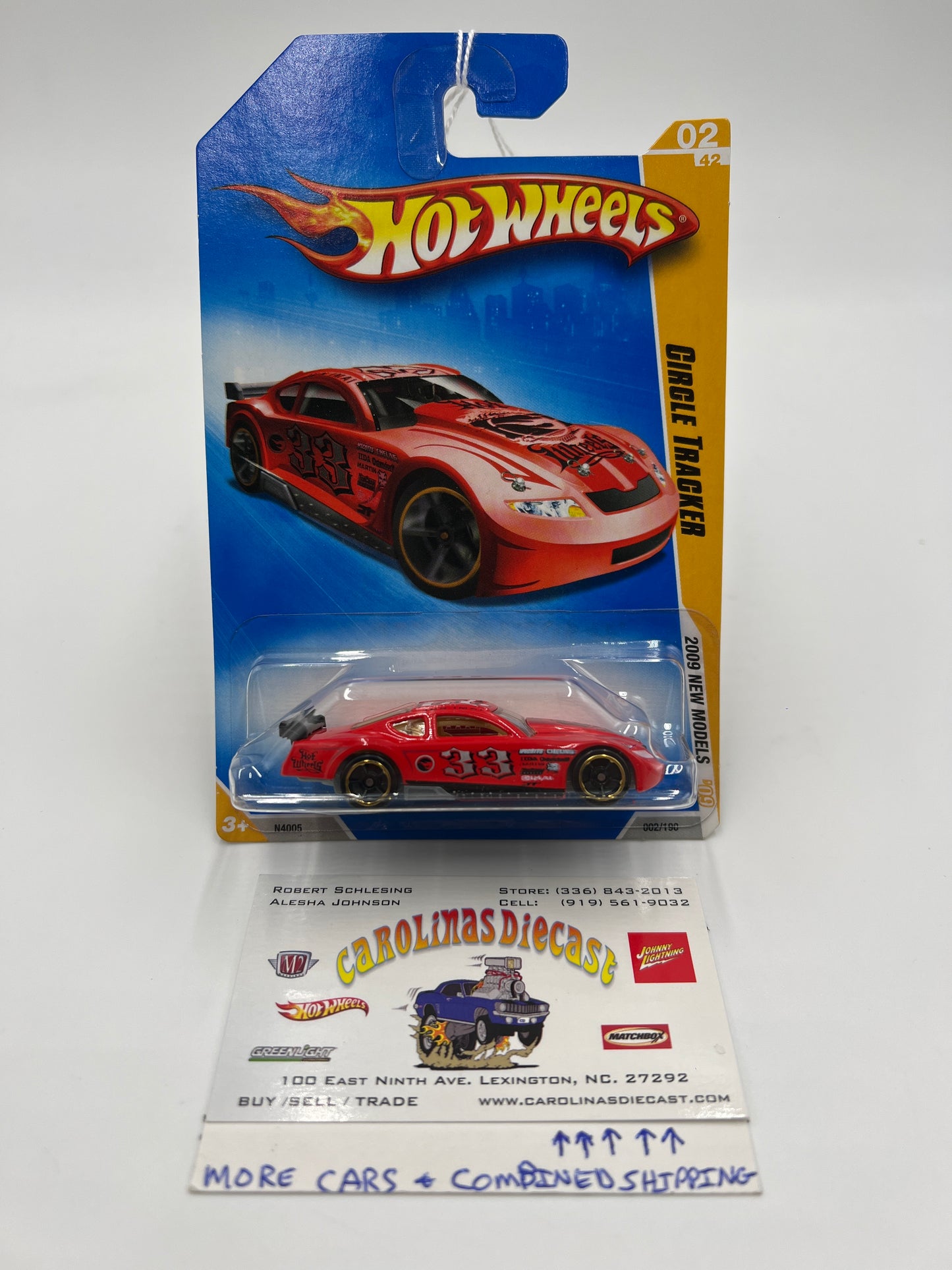 2009 Hot Wheels New Models #2 Circle Tracker Red 114C