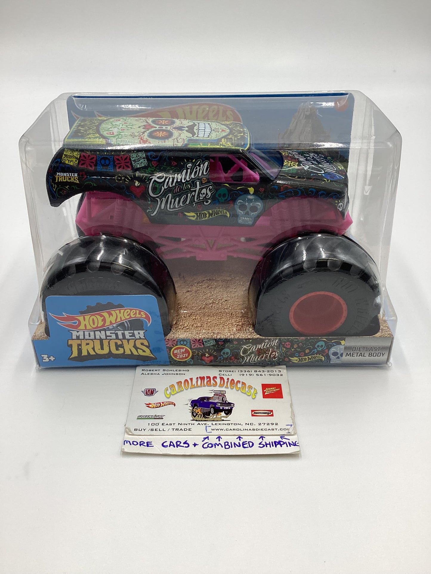 2021 Hot Wheels Monster Trucks Giant Wheels Camino De Los Muertos