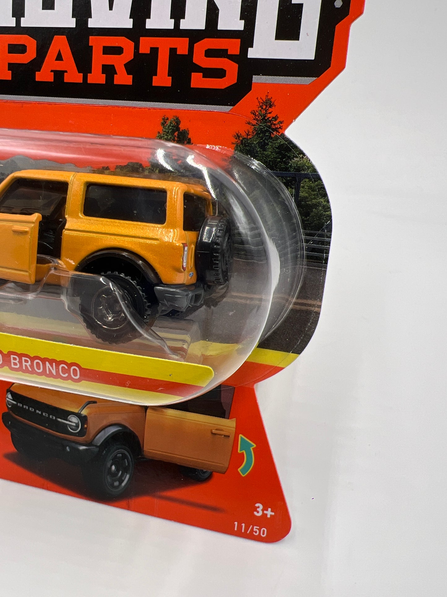 Matchbox Moving Parts #11 2021 Ford Bronco Orange 168M