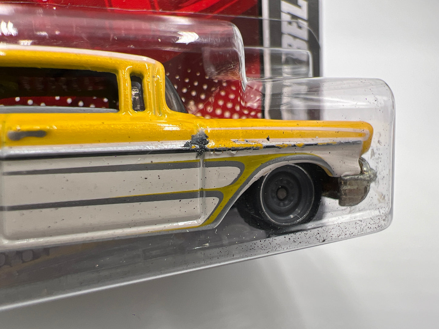Hot Wheels Premium Garage Series #6 57 Chevy Bel Air Yellow/White