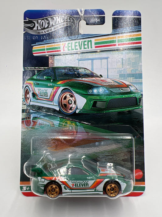 2025 Hot Wheels Silver Series 7-Eleven Exclusive Toyota Supra Green