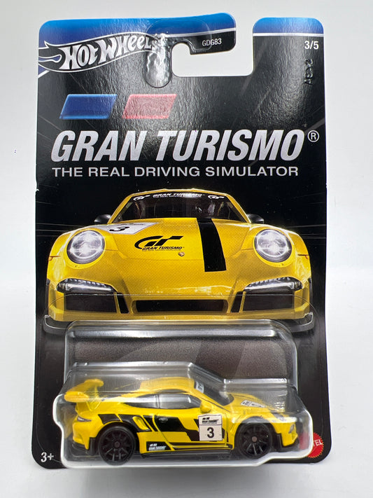 Hot Wheels Gran Turismo #3 Porsche 911 GT3 RS Yellow 158J